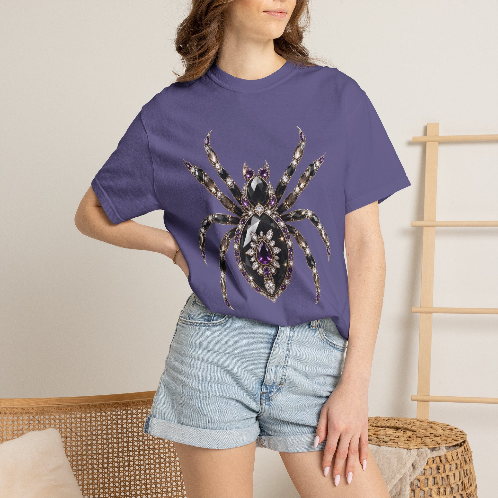 Jeweled Spider Tee - Comfort Colors