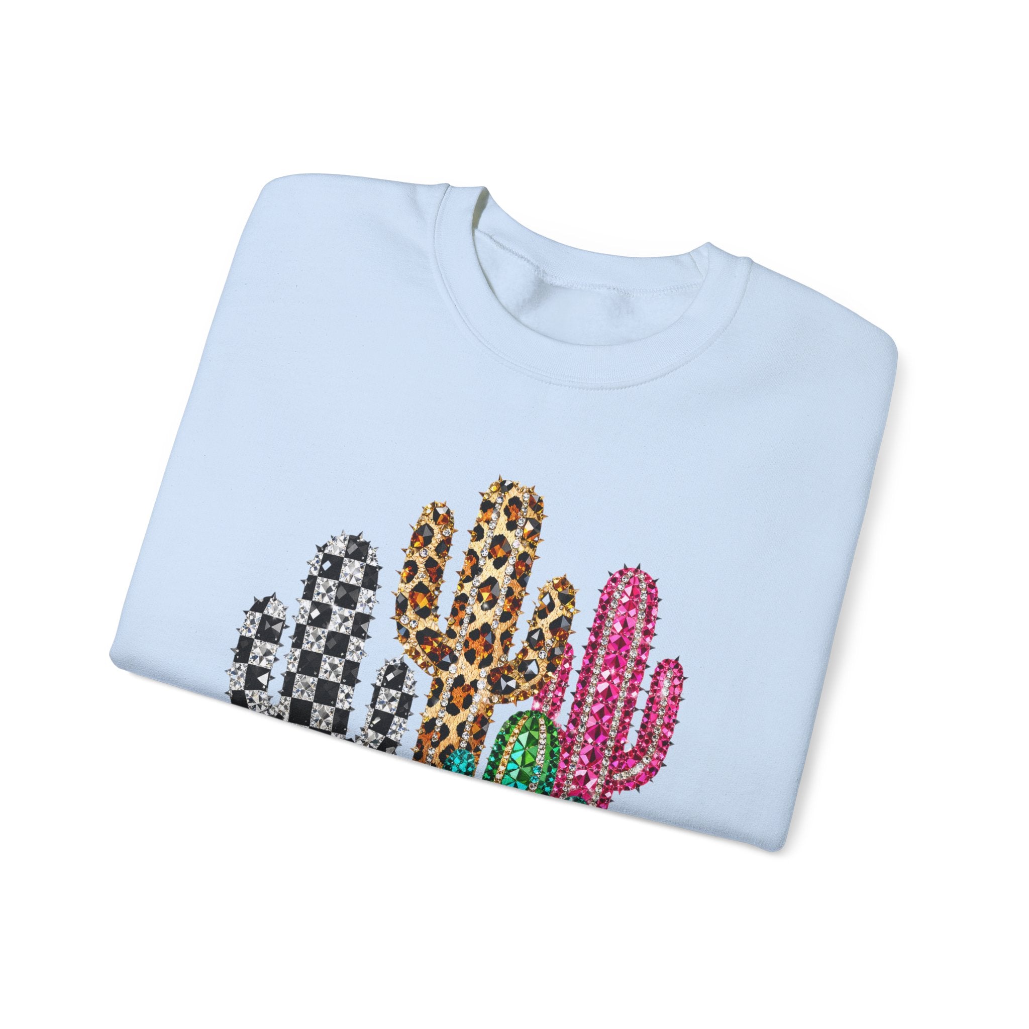The Jeweled Cactus Sweatshirt - Gildan