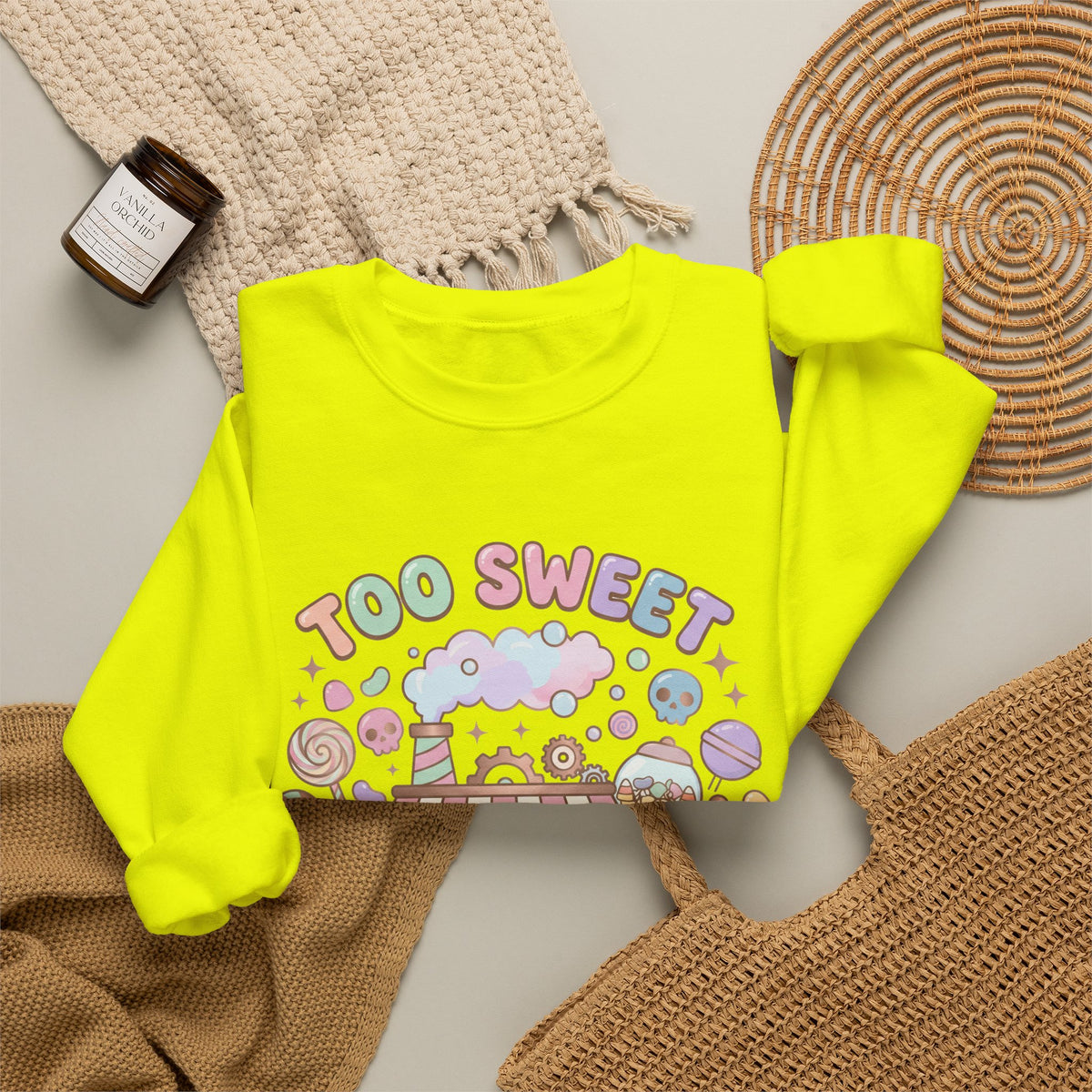 Too Sweet To Be Spooky Sweatshirt - Gildan