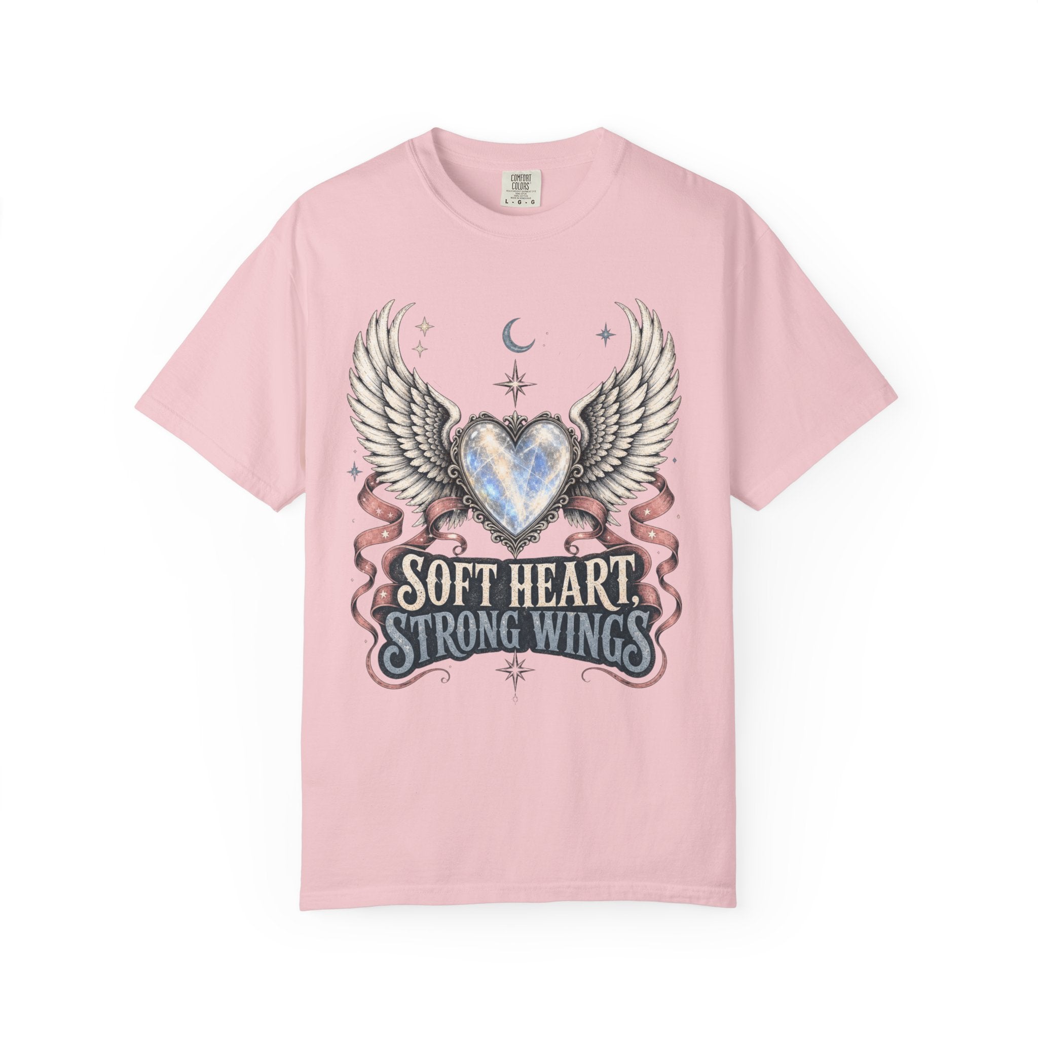Soft Heart Strong Wings Tee - Comfort Colors