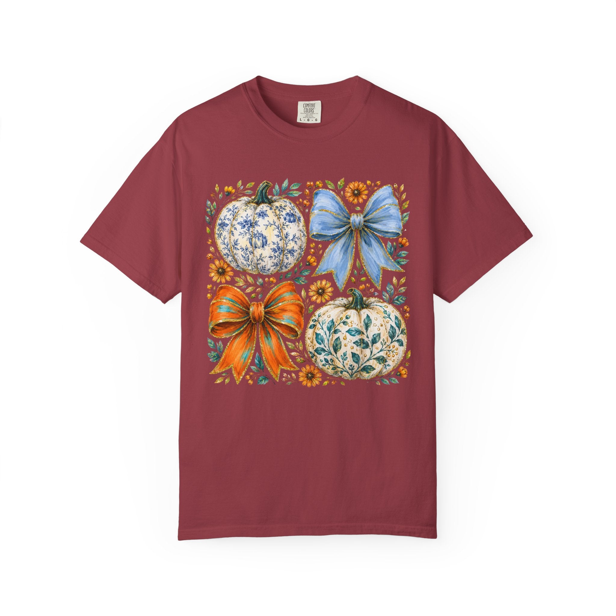 Cozy Autumn Pumpkin Tee - Comfort Colors