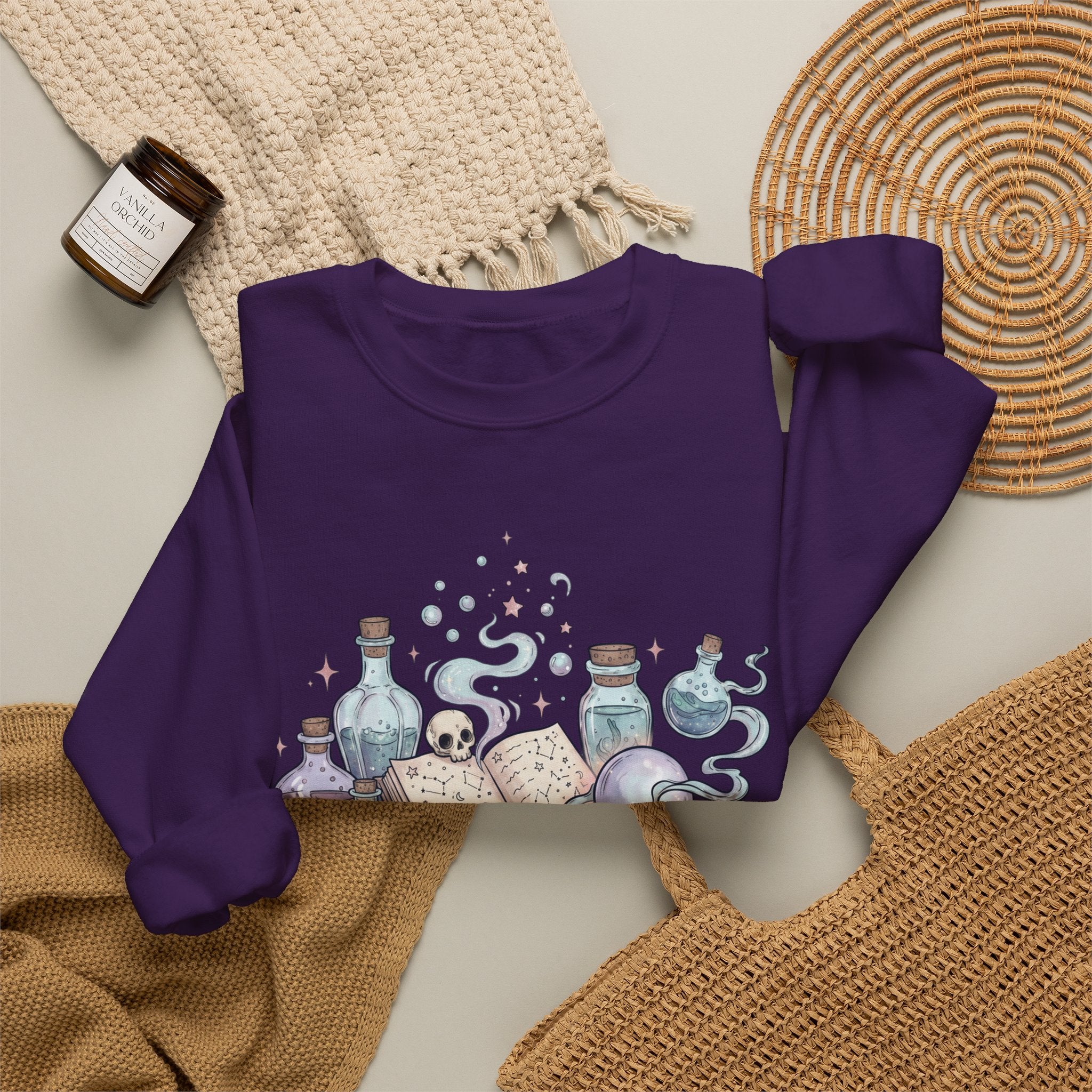 Potion Bottles and Pretty Sparkles Sweatshirt - Gildan