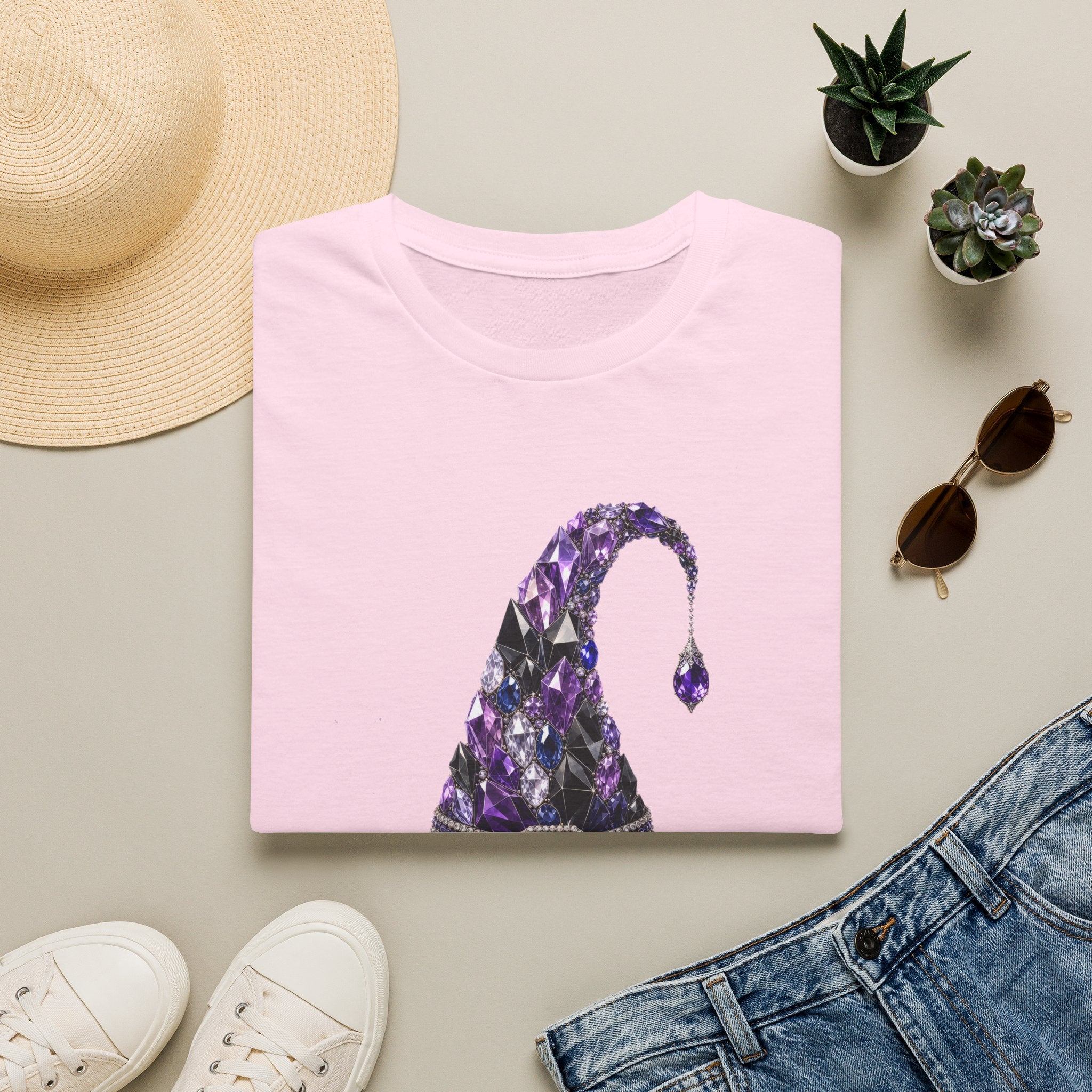 The Jeweled Witches Hat Tee - Gildan