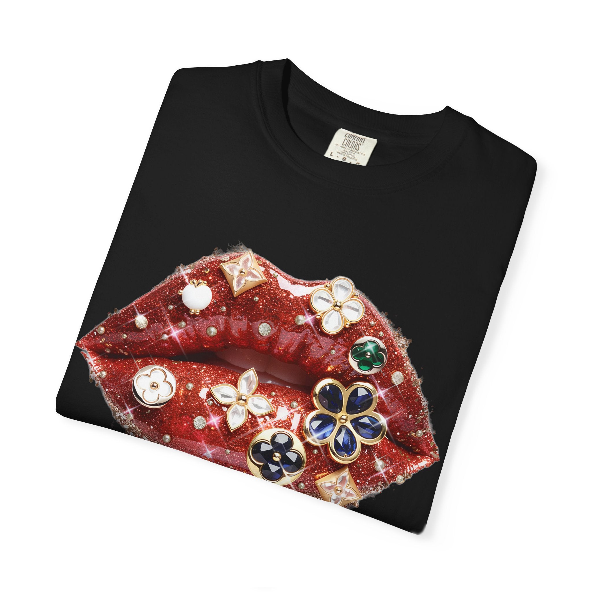 Jewel Lips Tee - Comfort Colors