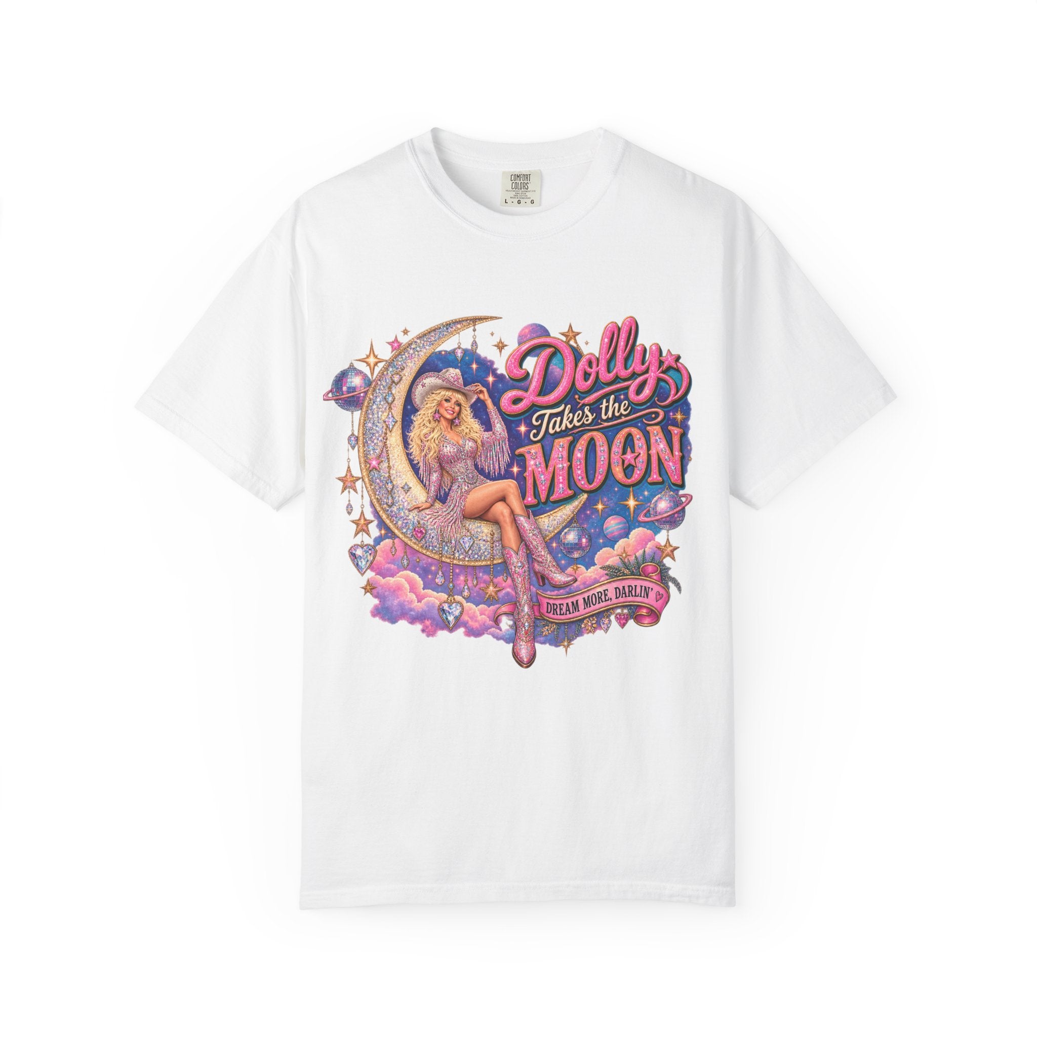 Dolly Takes The Moon Tee