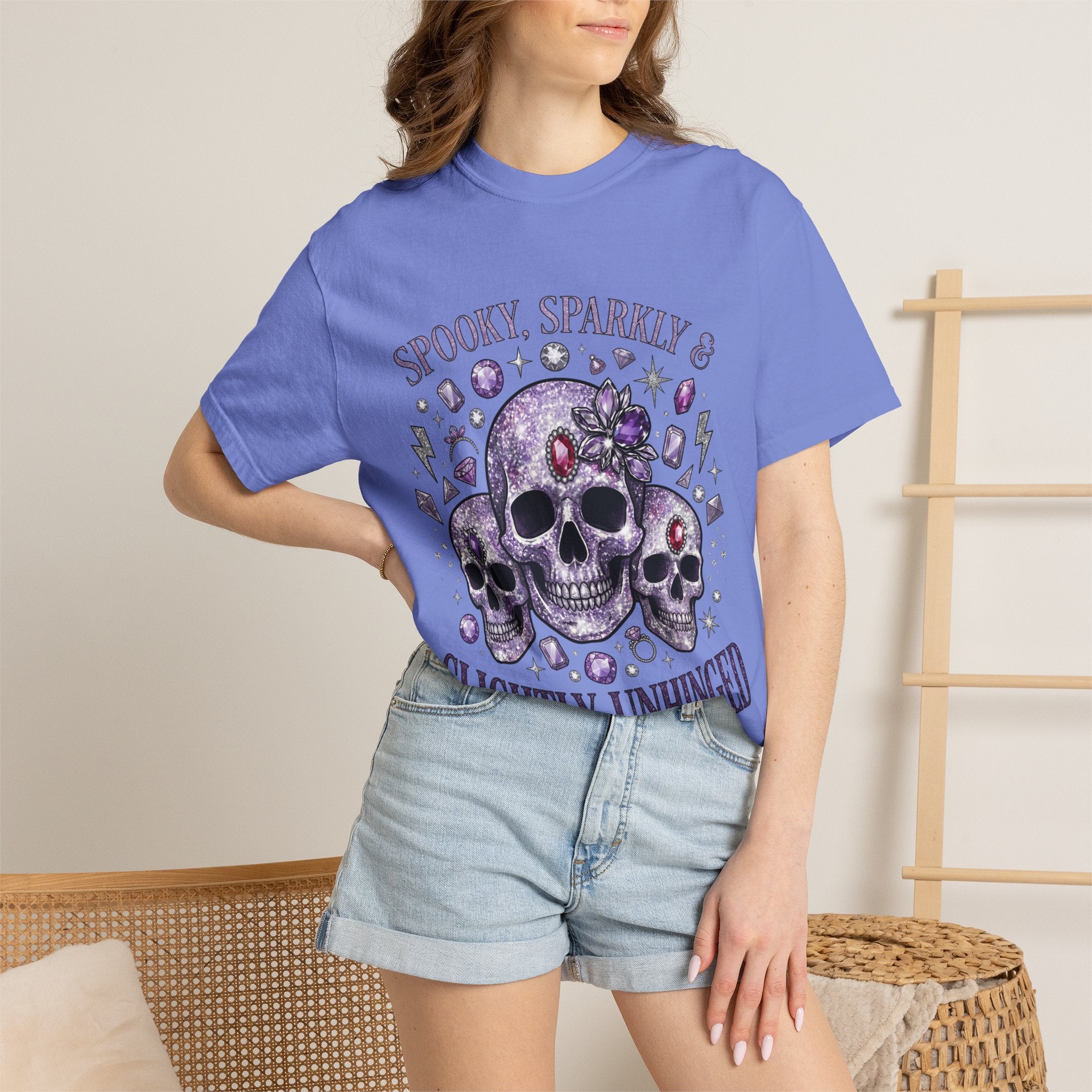 Spooky and Sparkly Tee - Comfort Colors