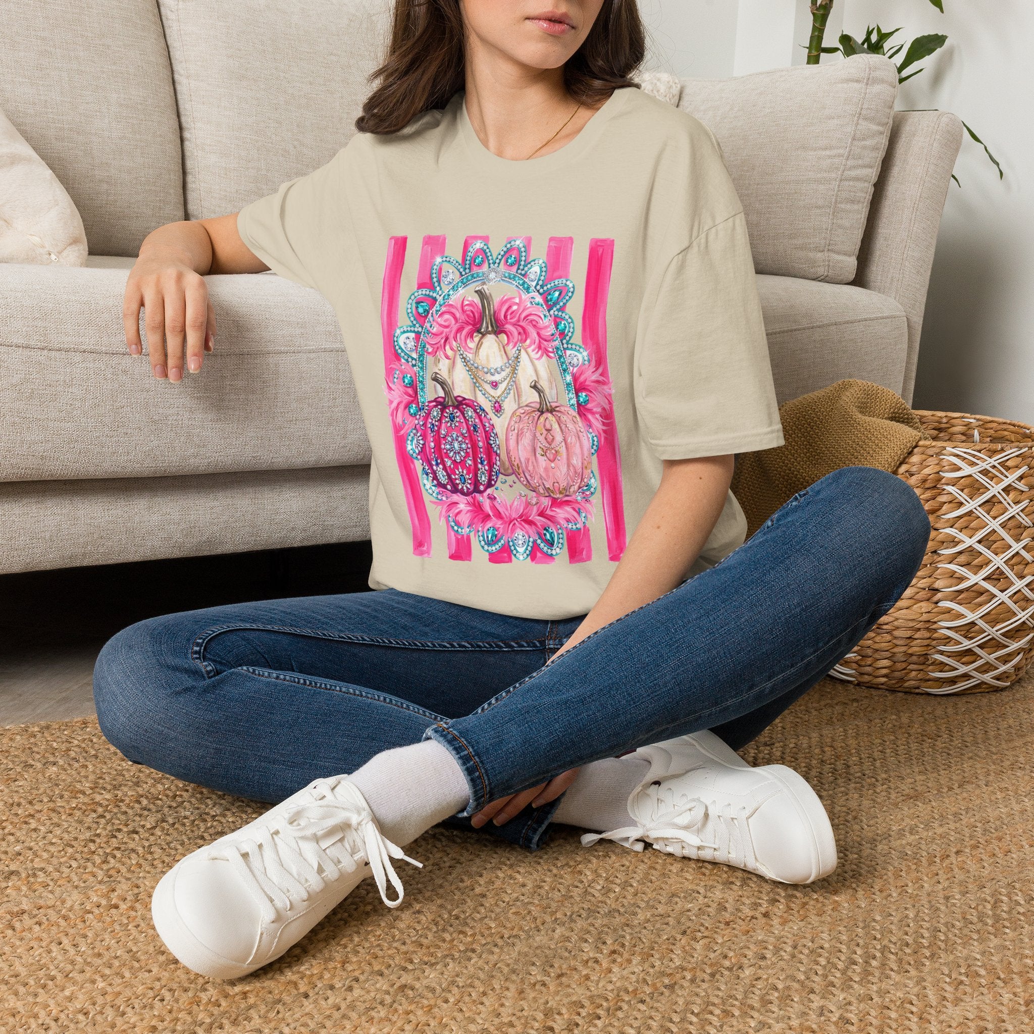 Pink Pumpkins Glam Tee - Gildan