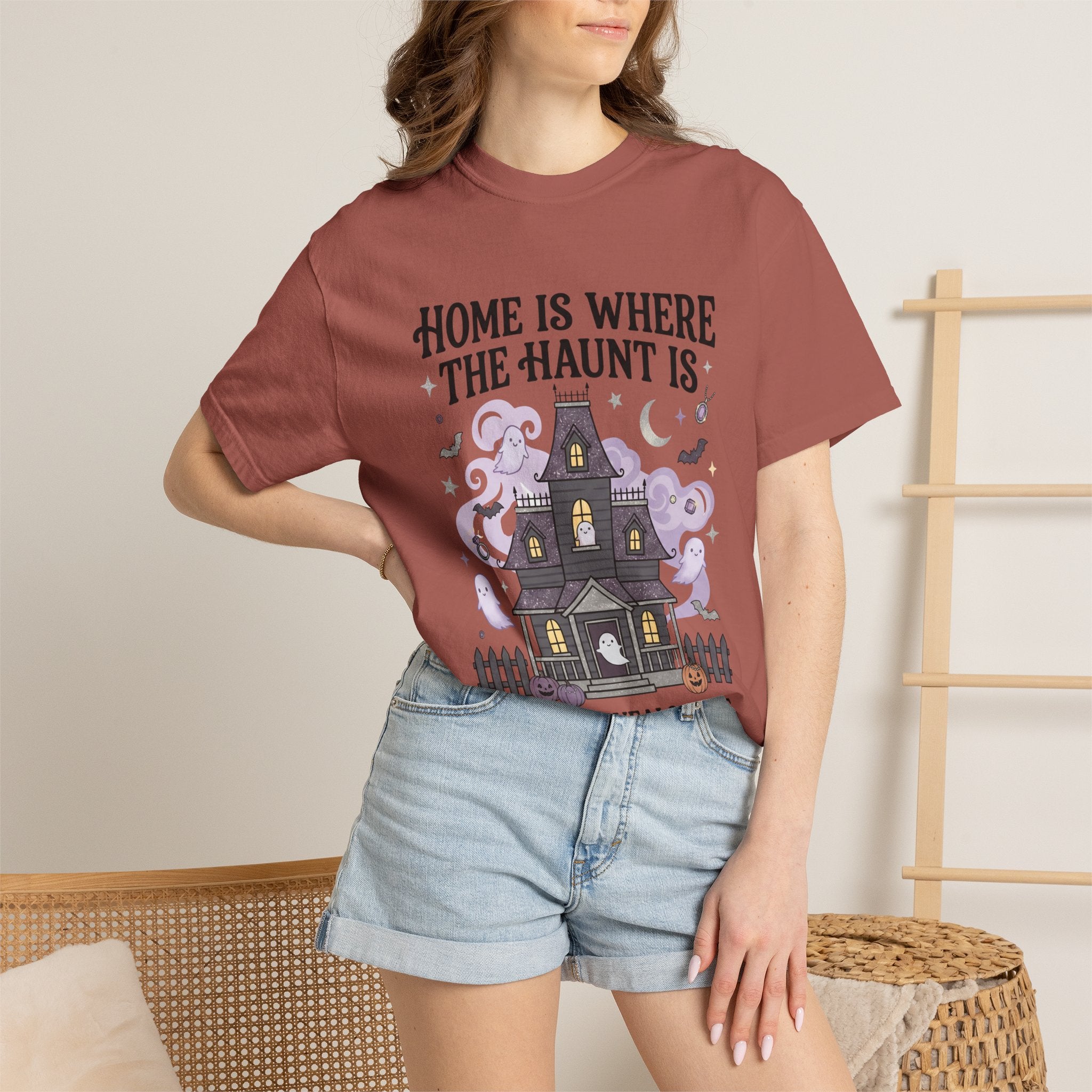 Home Is Where The Haunt Is Tee - Comfort Colors