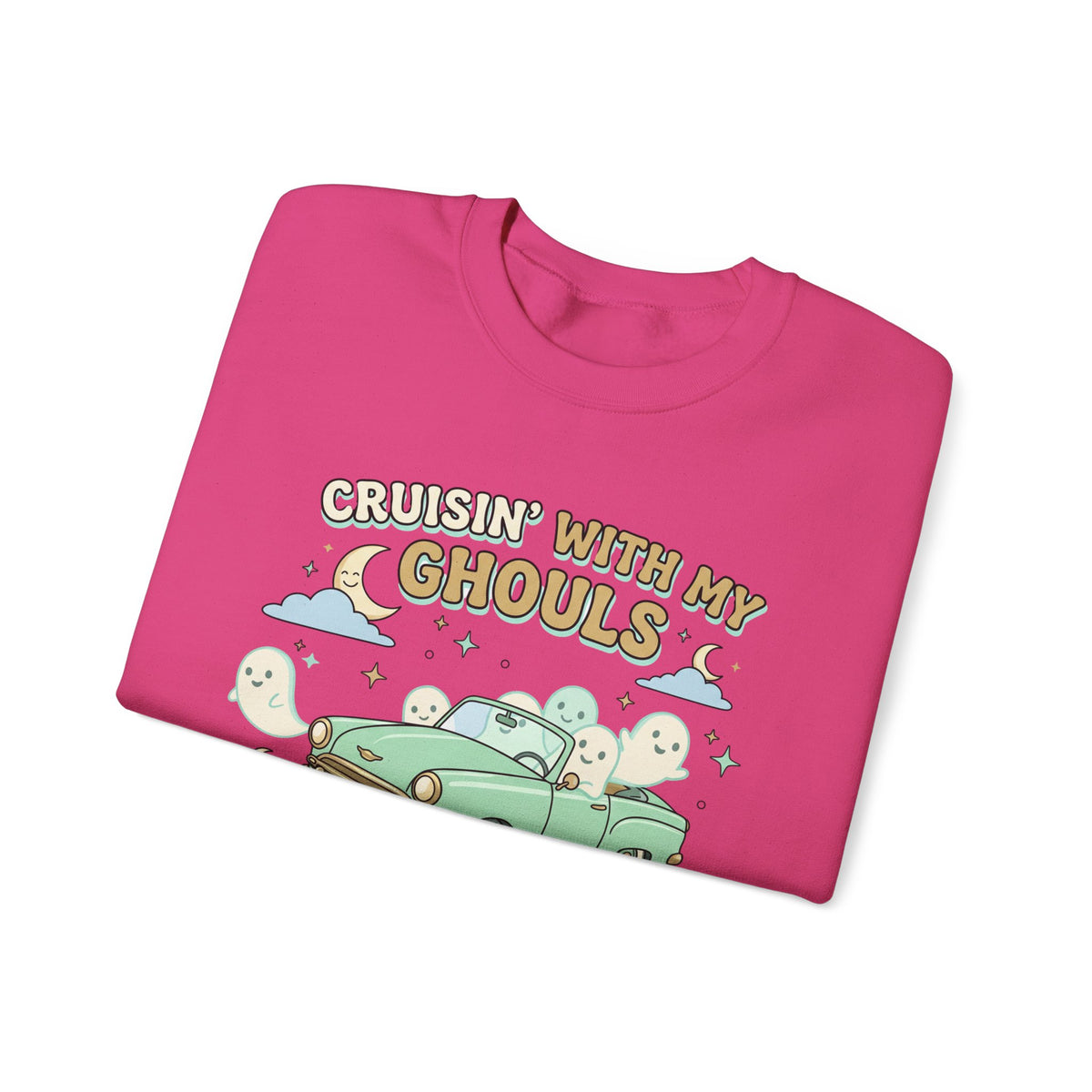 Cruisin' With My Ghouls Sweatshirt - Gildan