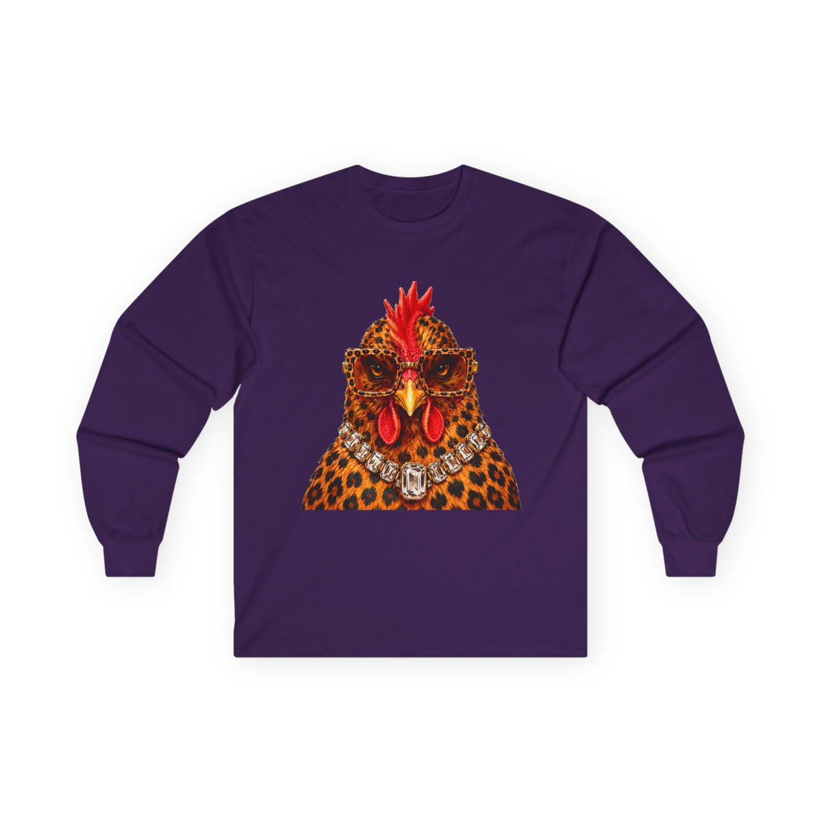 The Sassy Chicken Long Sleeve Tee - Gildan
