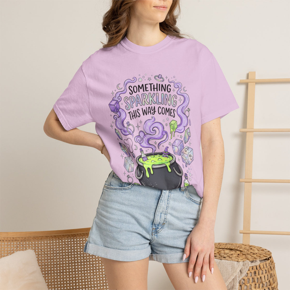 The Spooky Cauldron Tee - Comfort Colors