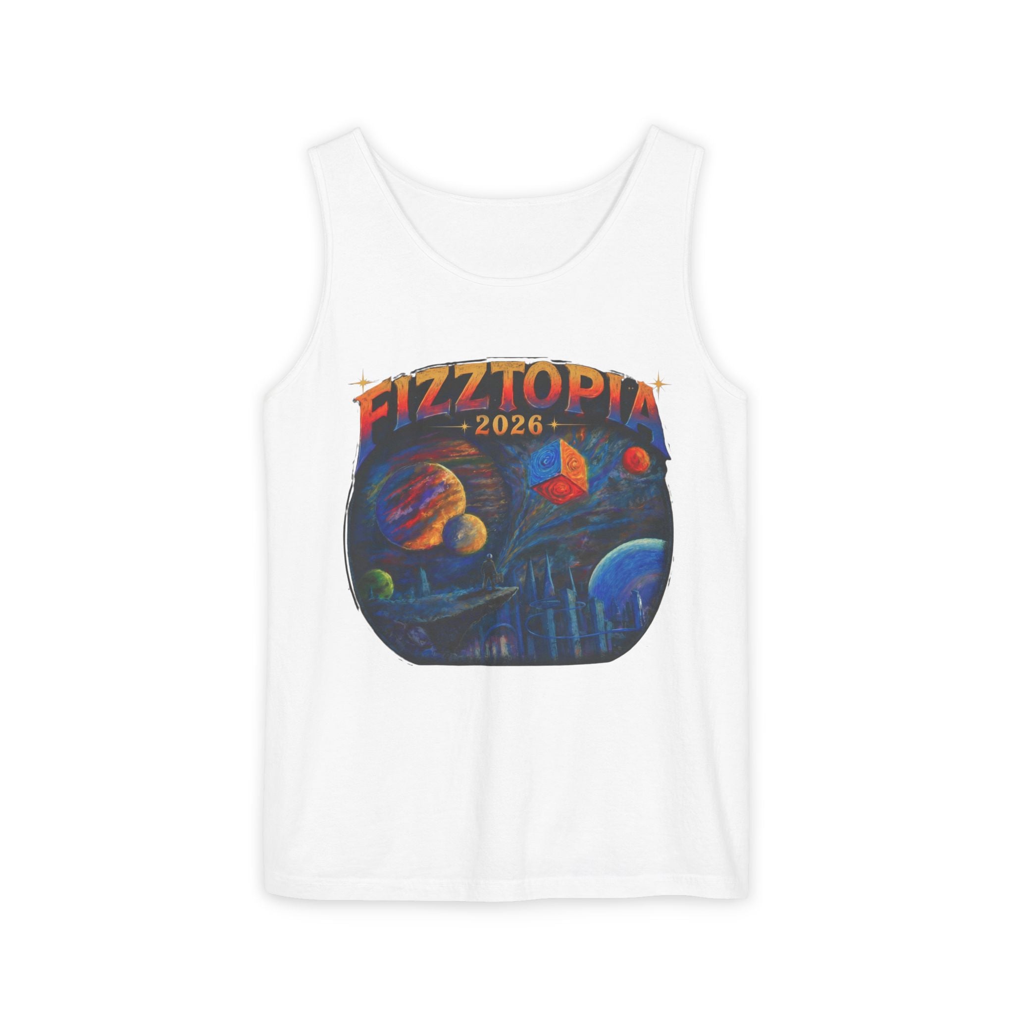 Daddy Ring Bomb's Fizztopia Galaxy Tank - Comfort Colors