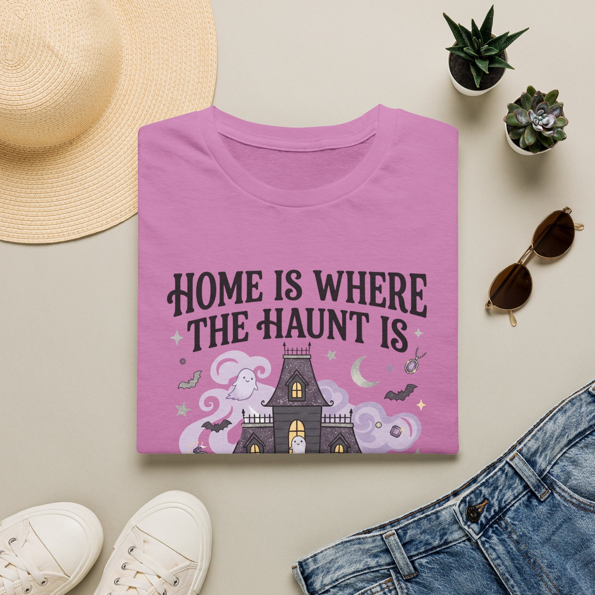Home Is Where The Haunt Is Tee - Gildan