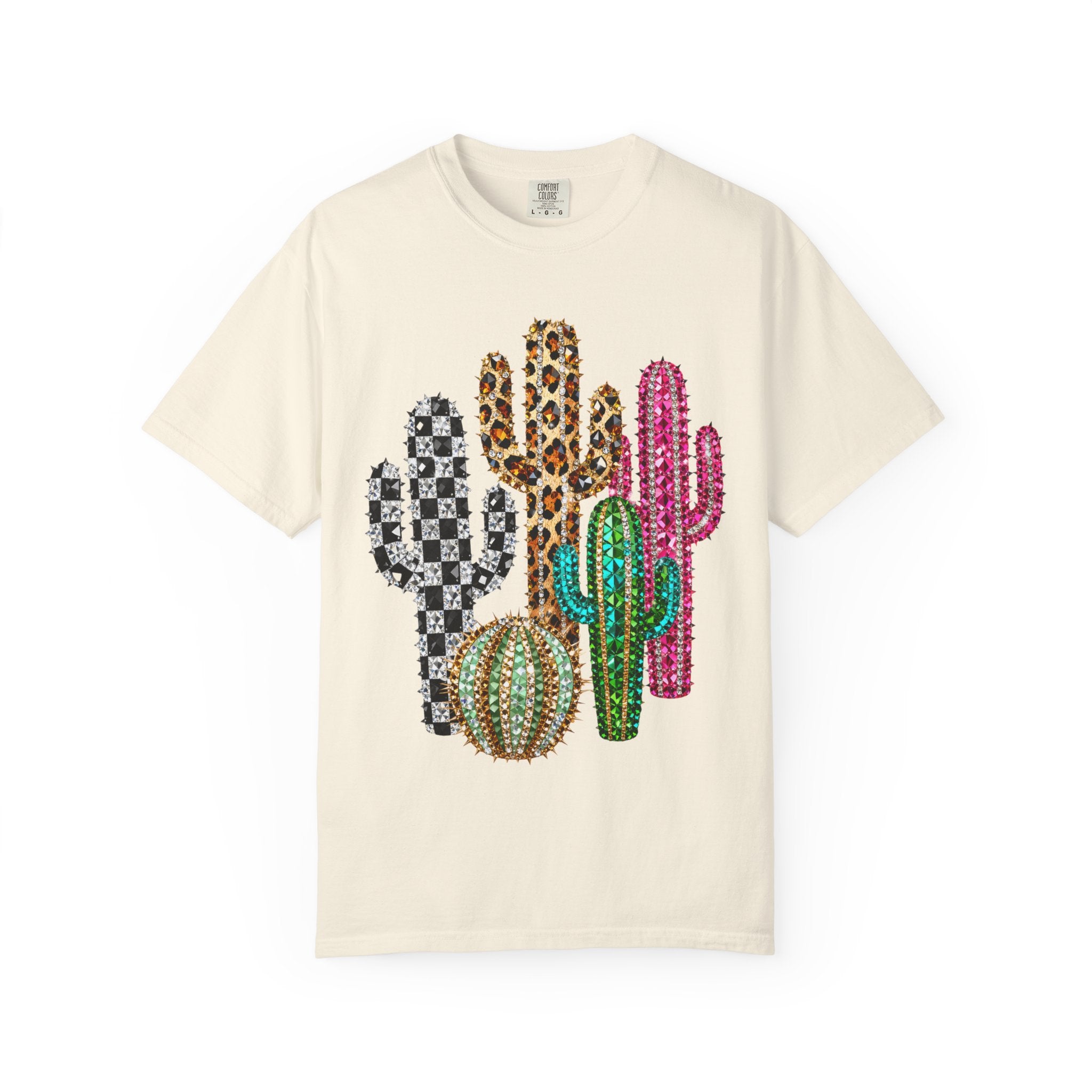 The Jeweled Cactus Tee - Comfort Colors