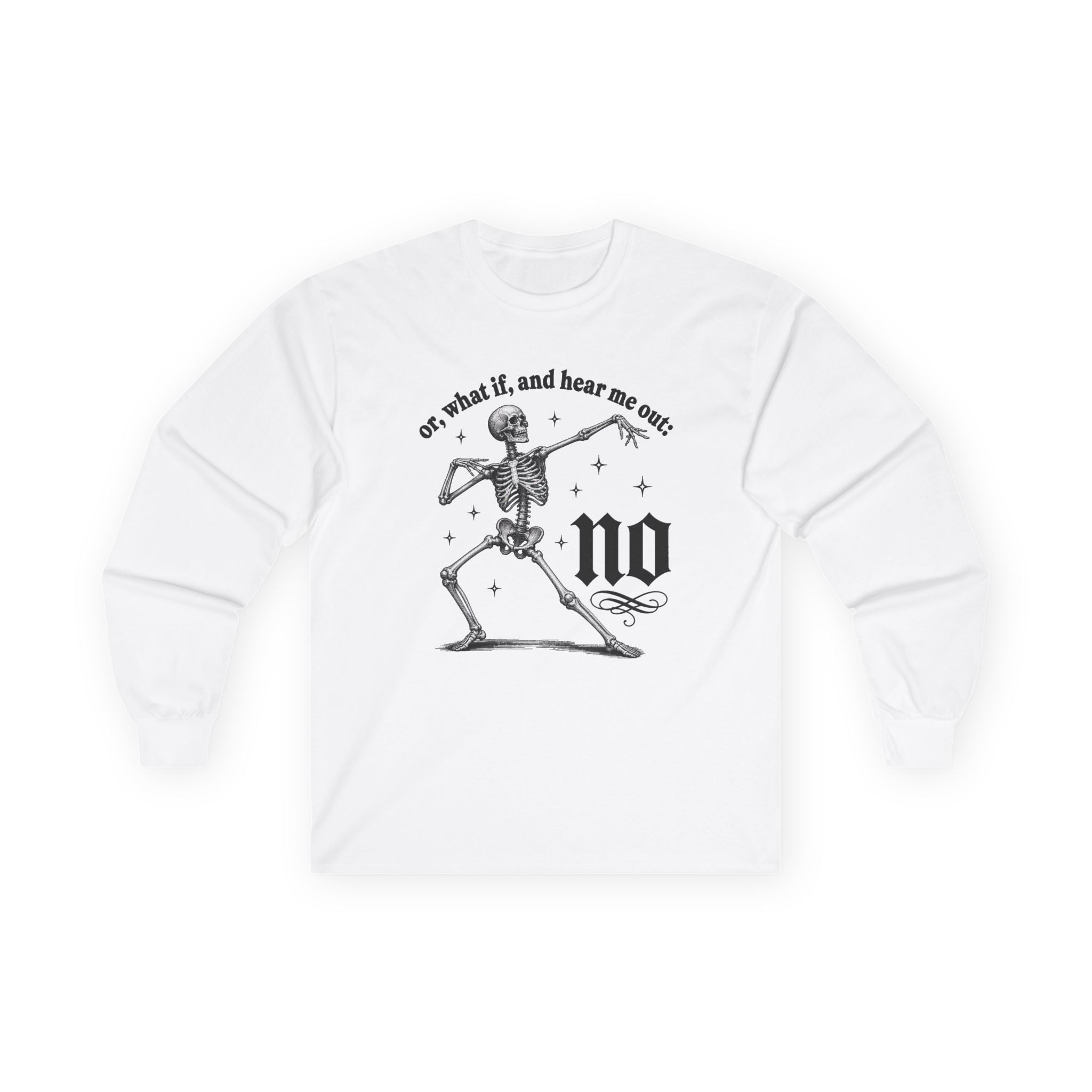 Or What If No Long Sleeve Tee -Gildan