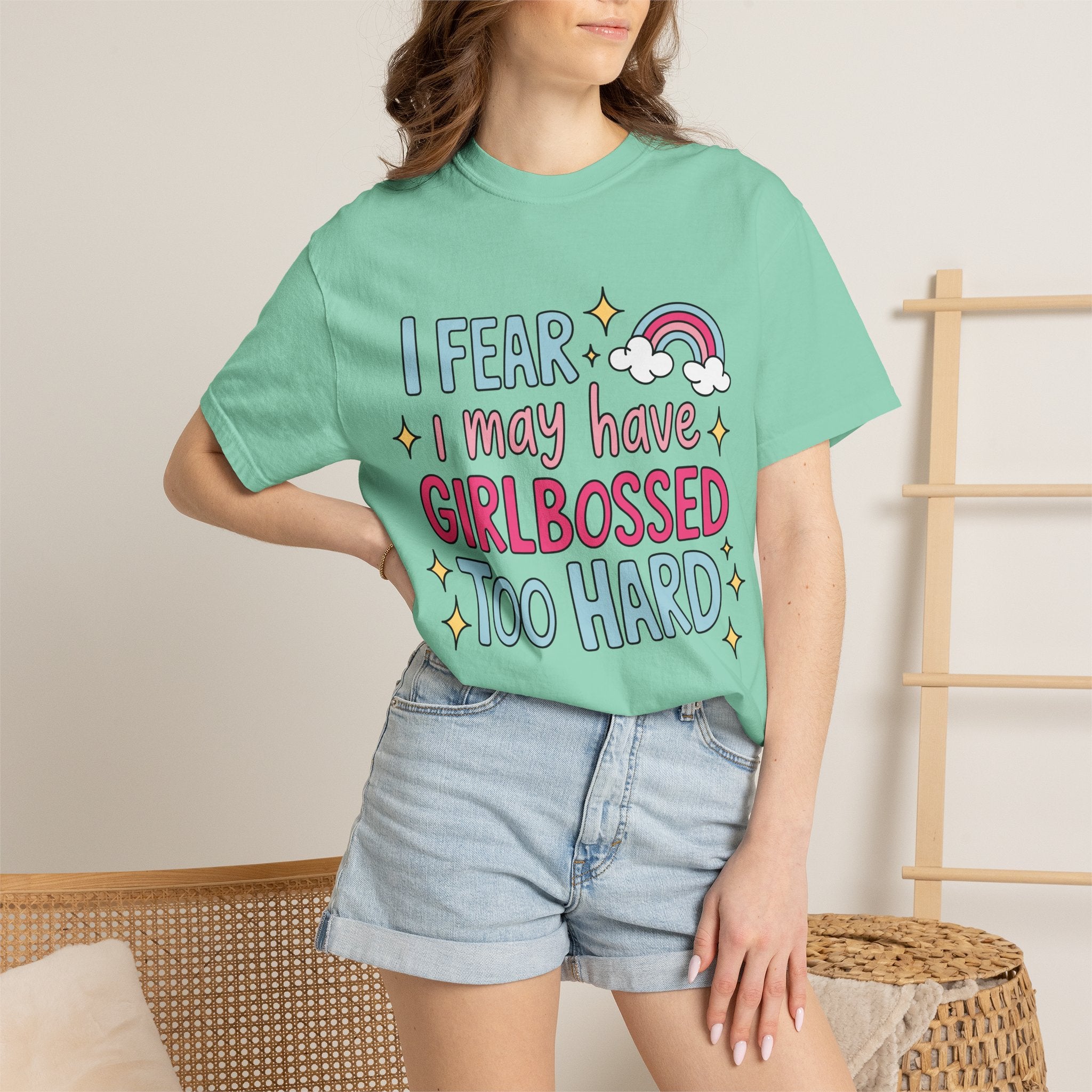 GirlBossed To Hard Tee - Comfort Colors