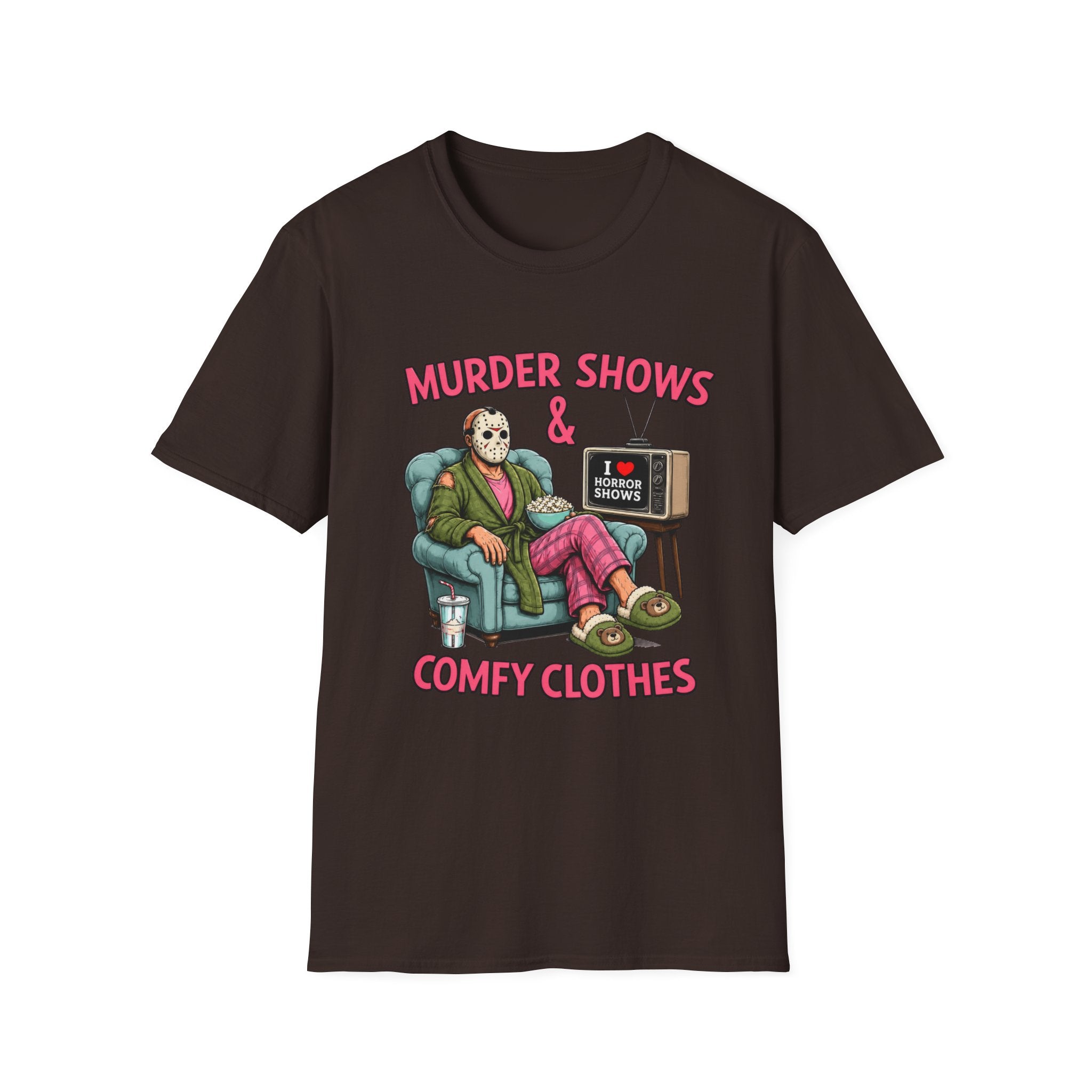 Murder Shows and Comfy Clothes Tee- Gildan