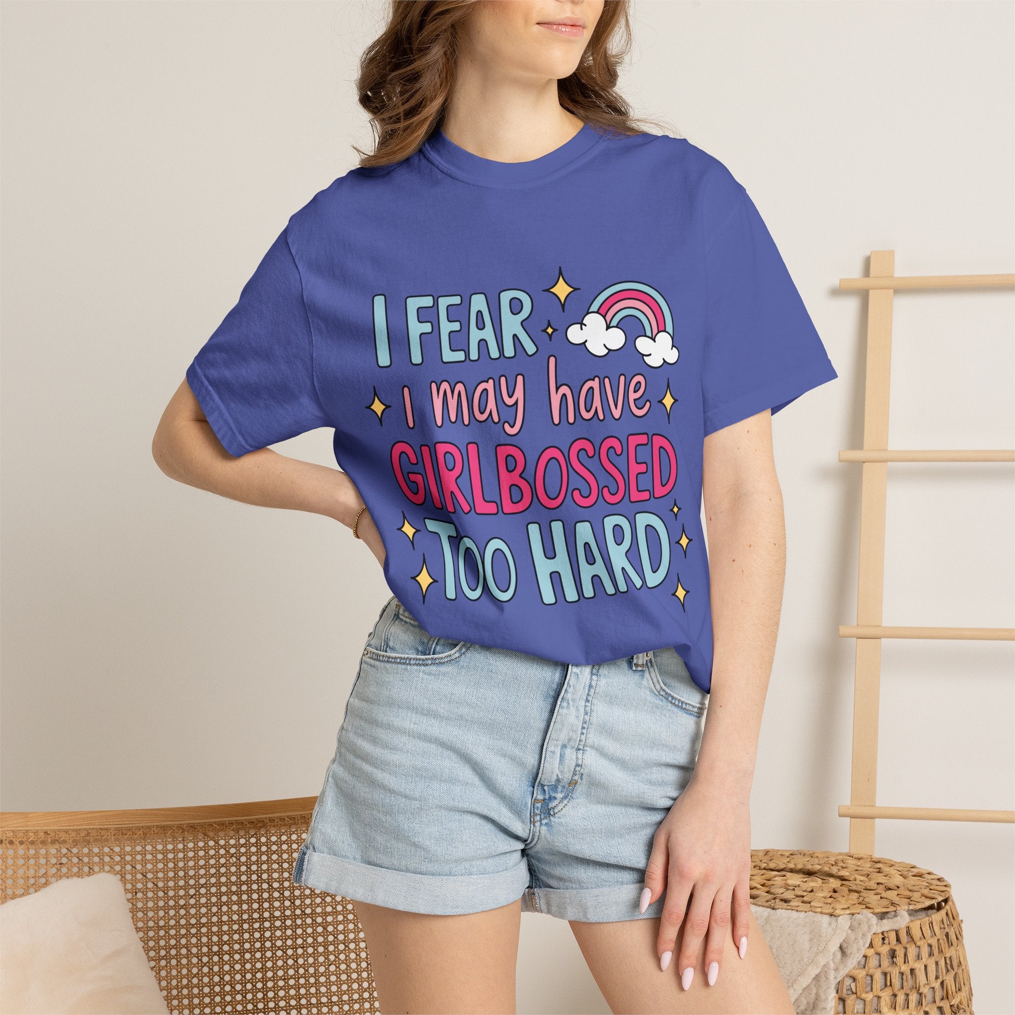 GirlBossed To Hard Tee - Comfort Colors