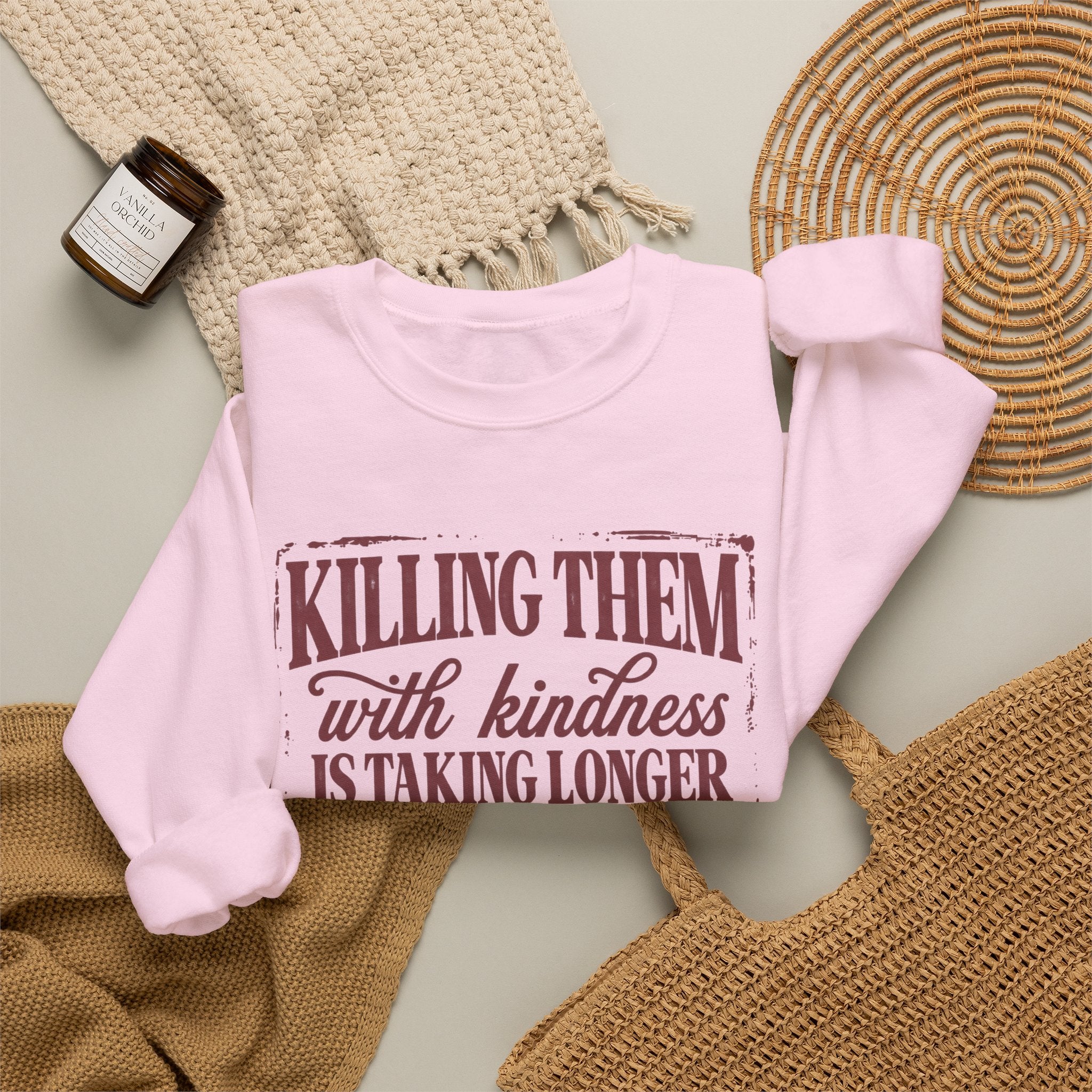 Killing Them With Kindness Sweatshirt - Gildan