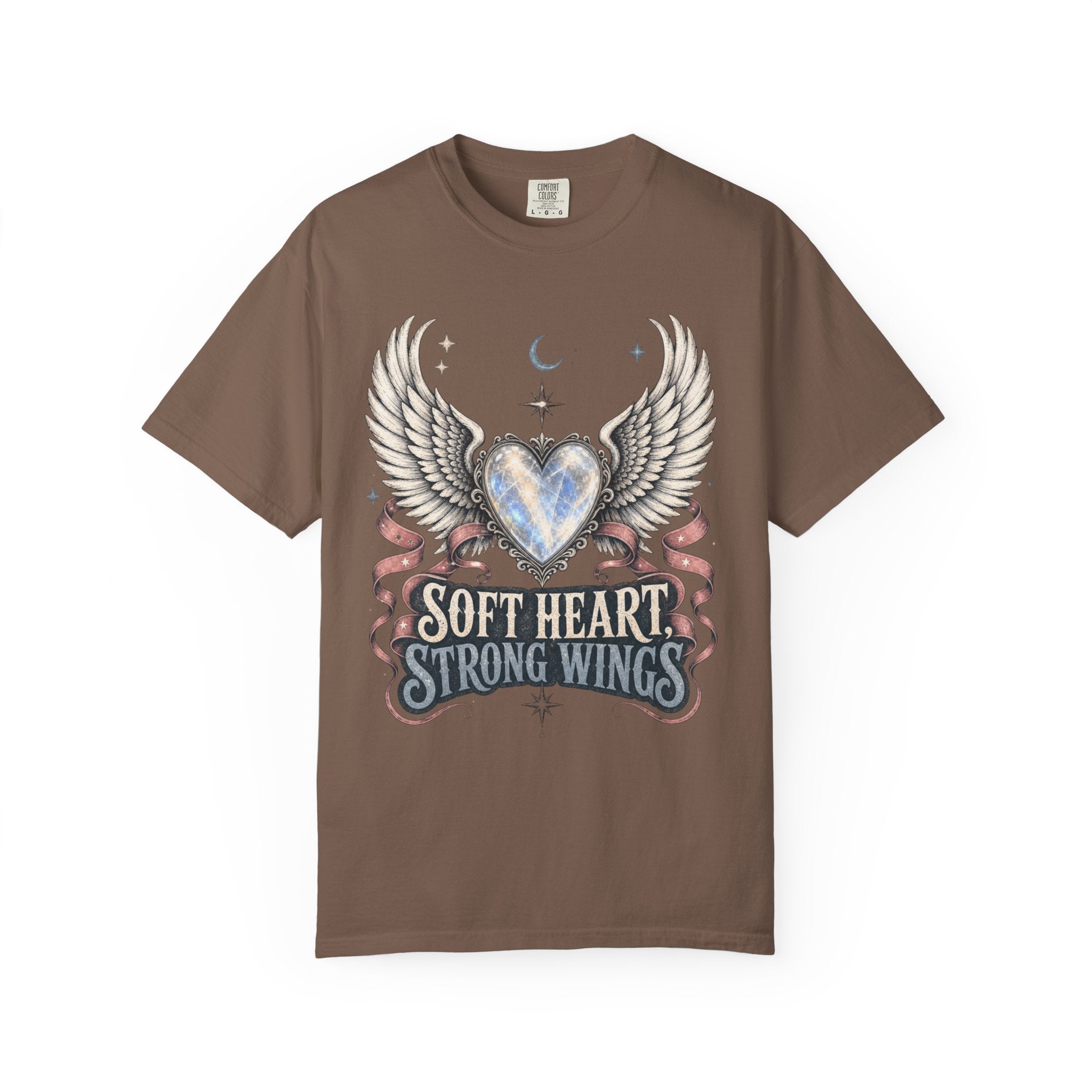 Soft Heart Strong Wings Tee - Comfort Colors