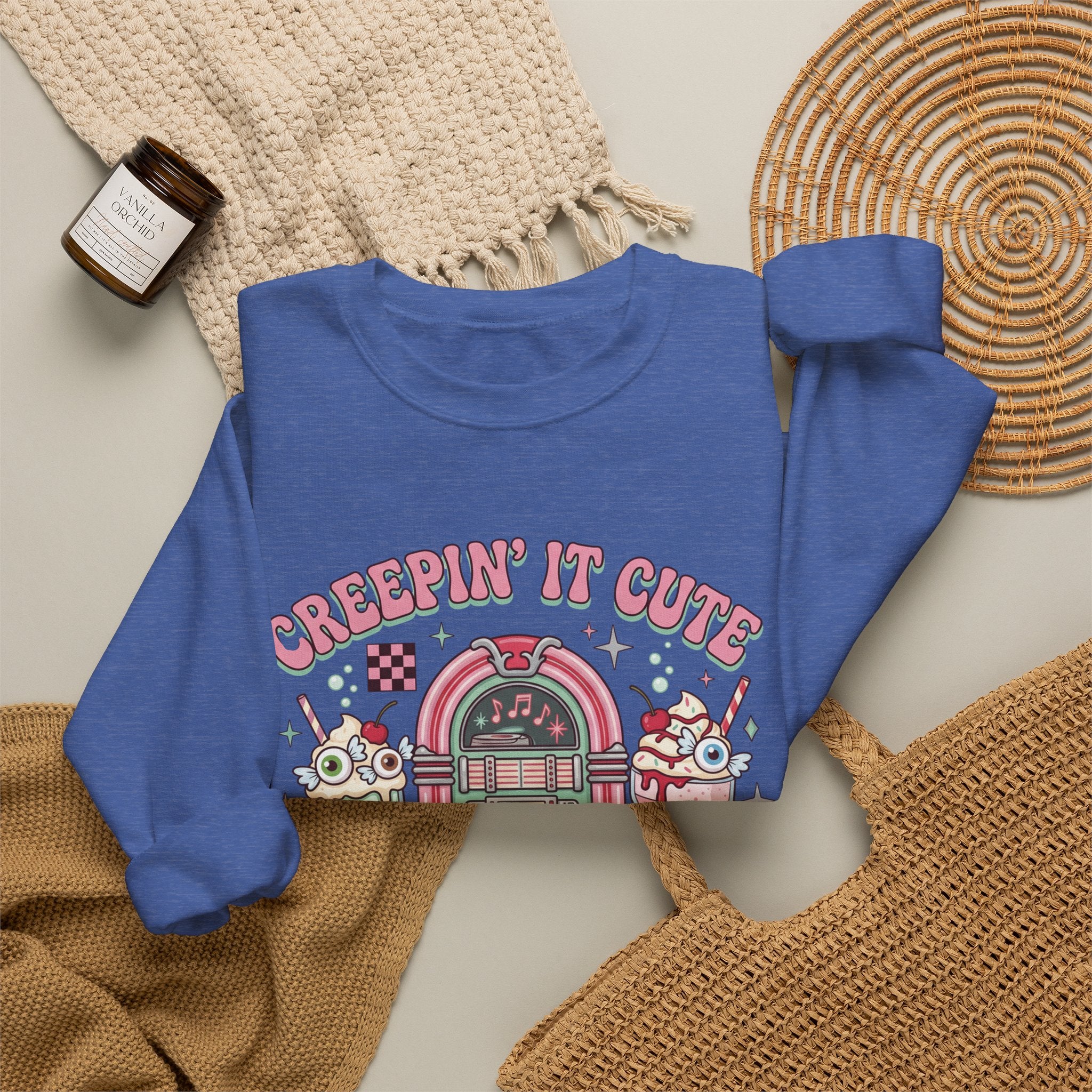 Creepin' It Cute Sweatshirt - Gildan