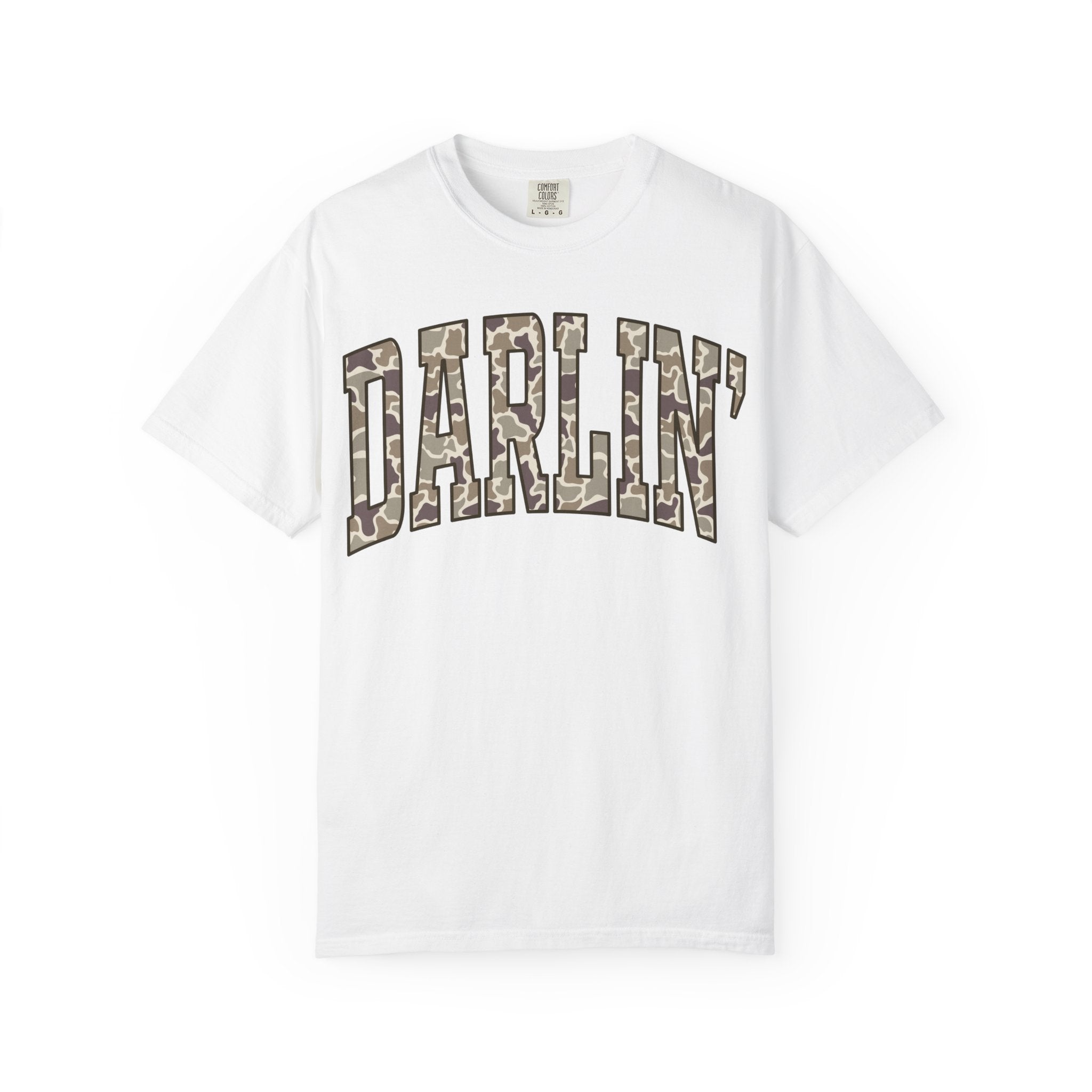 Darlin' Camo Lettering T-Shirt