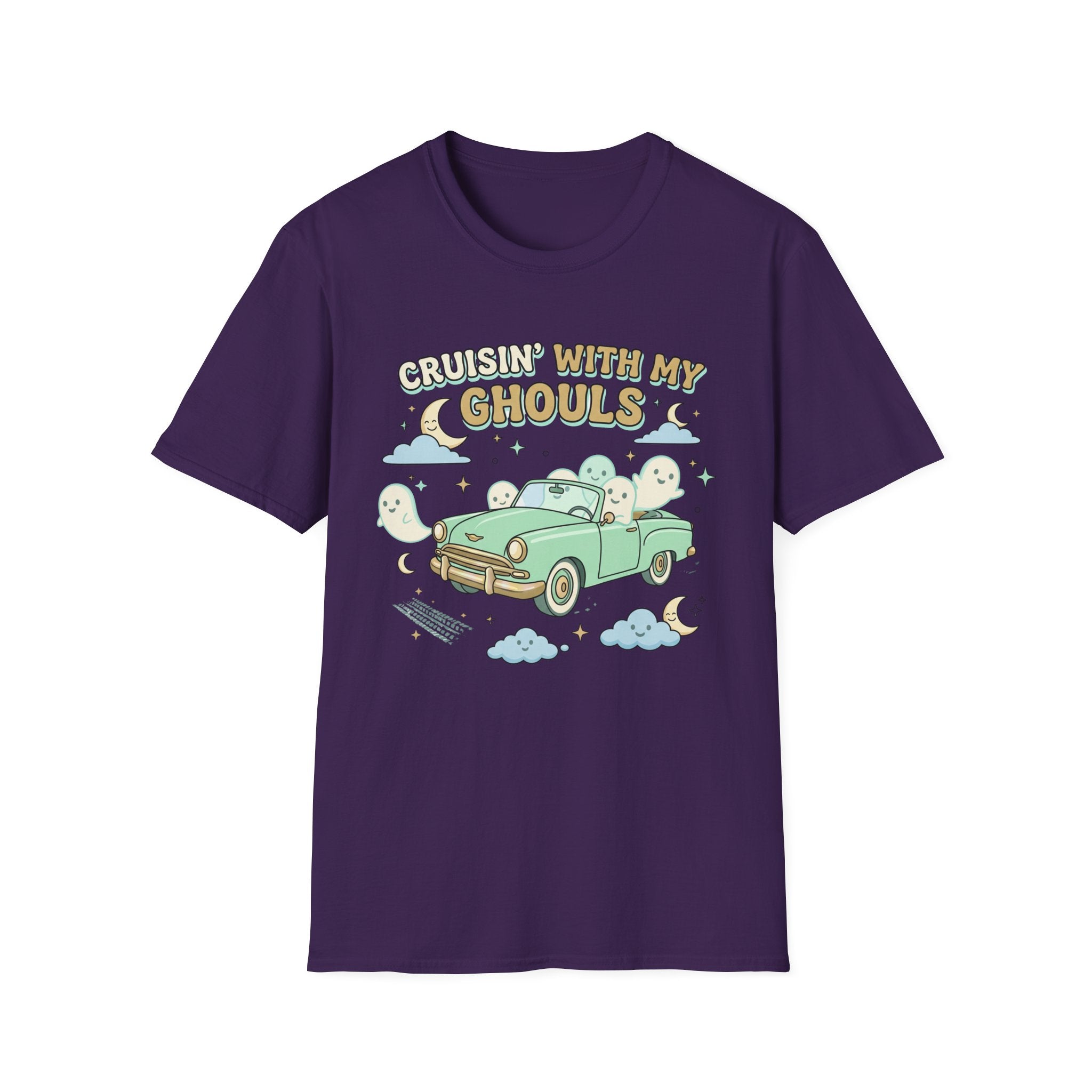 Cruisin' With My Ghouls Tee - Gildan