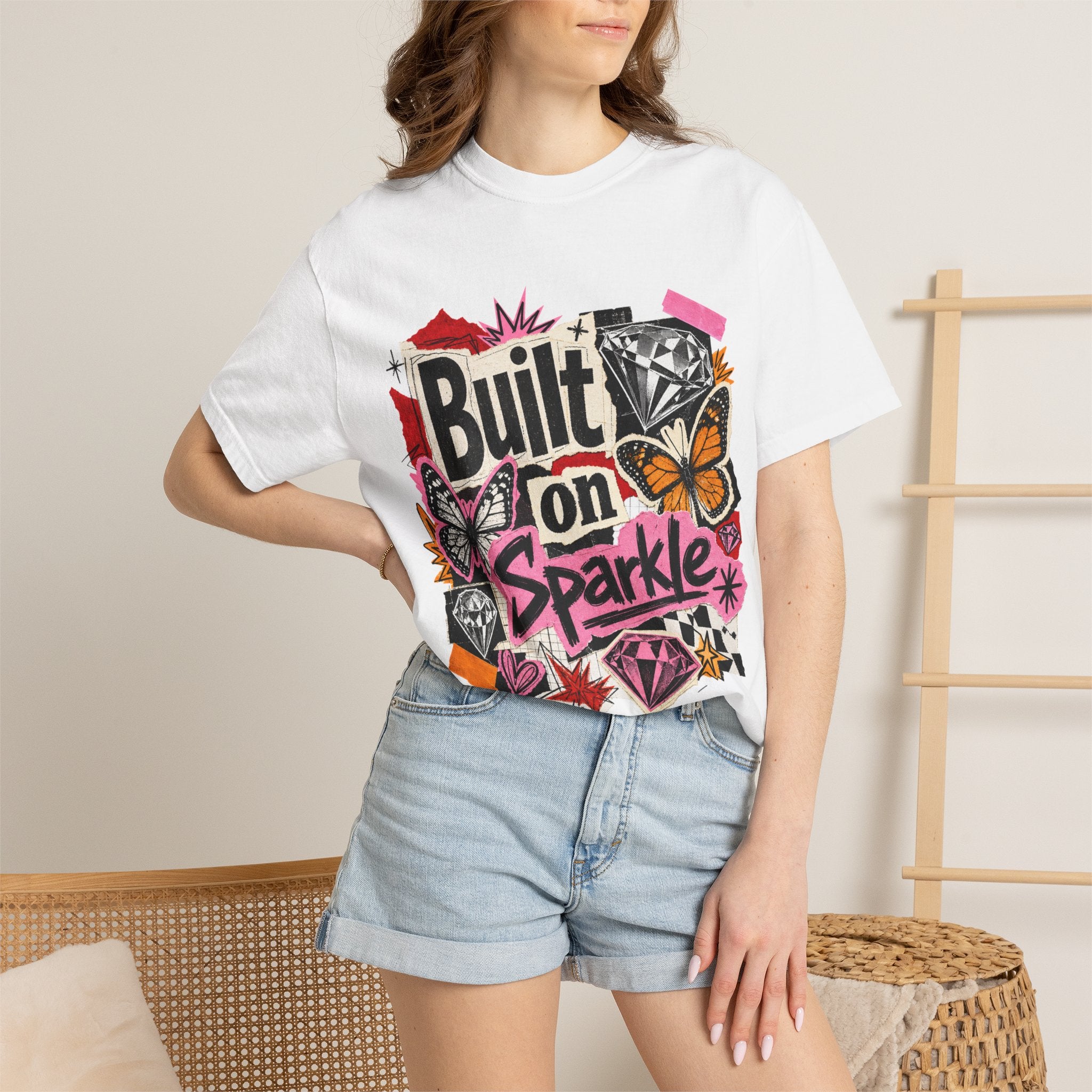 Built on Sparkle Tee - Comfort Colors