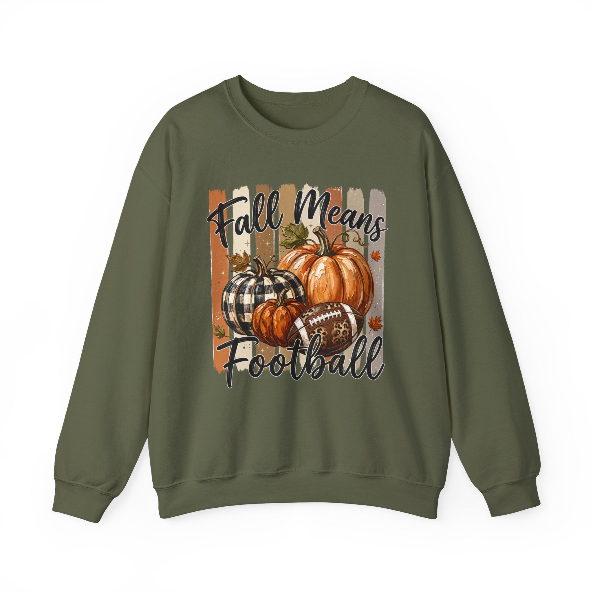 Fall Means Football Sweatshirt - Gildan