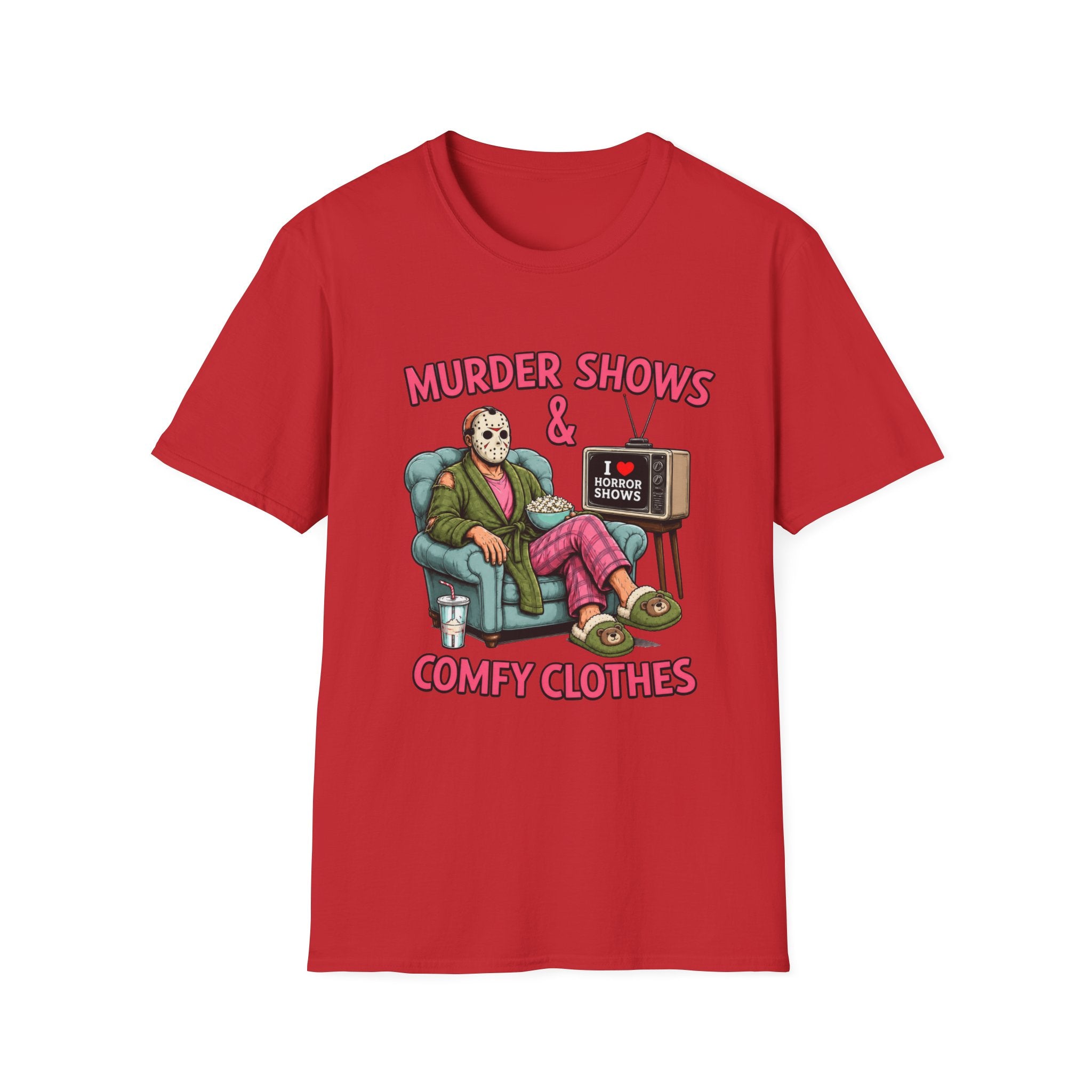 Murder Shows and Comfy Clothes Tee- Gildan