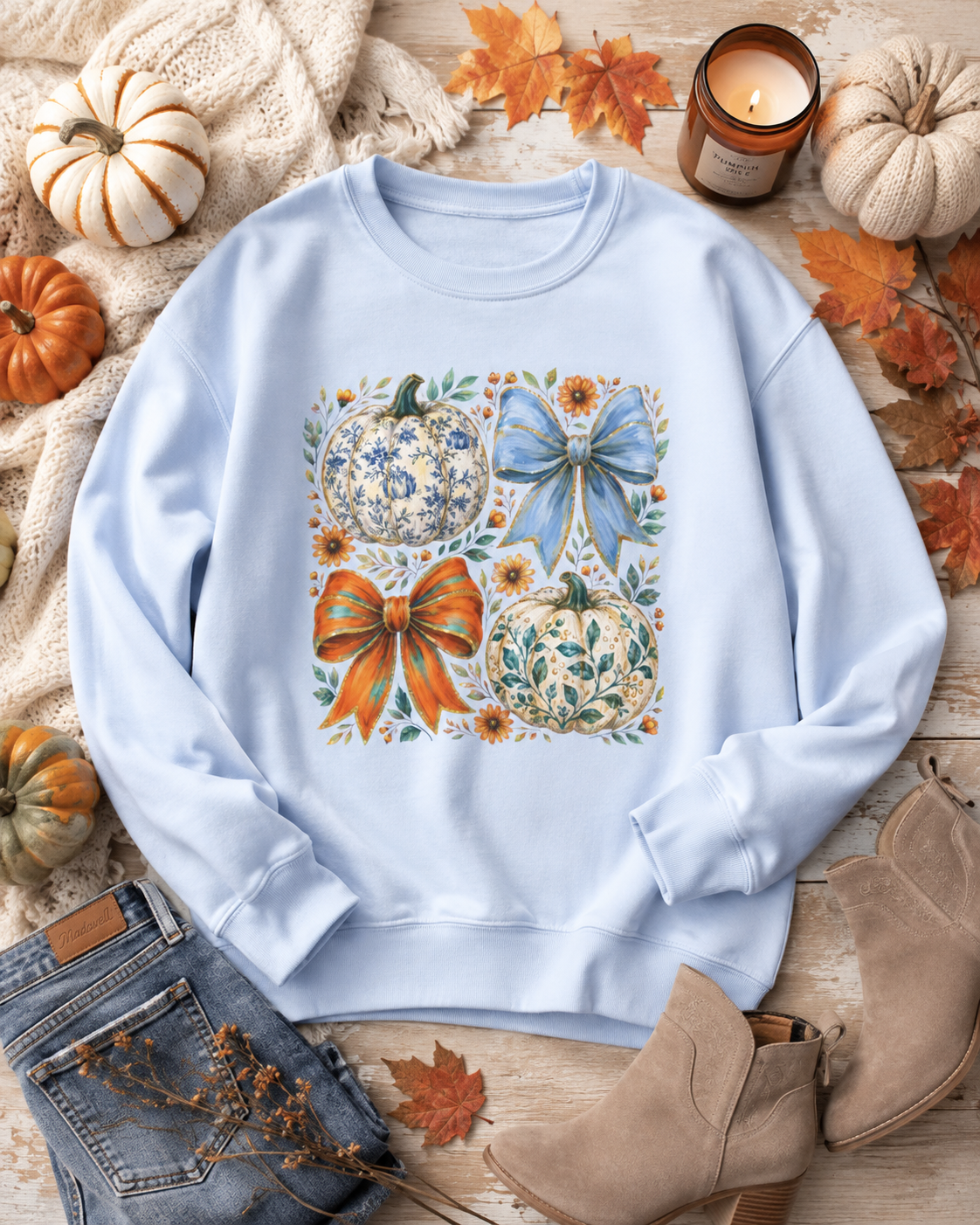 Fall Autumn Cozy Sweatshirt - Gildan