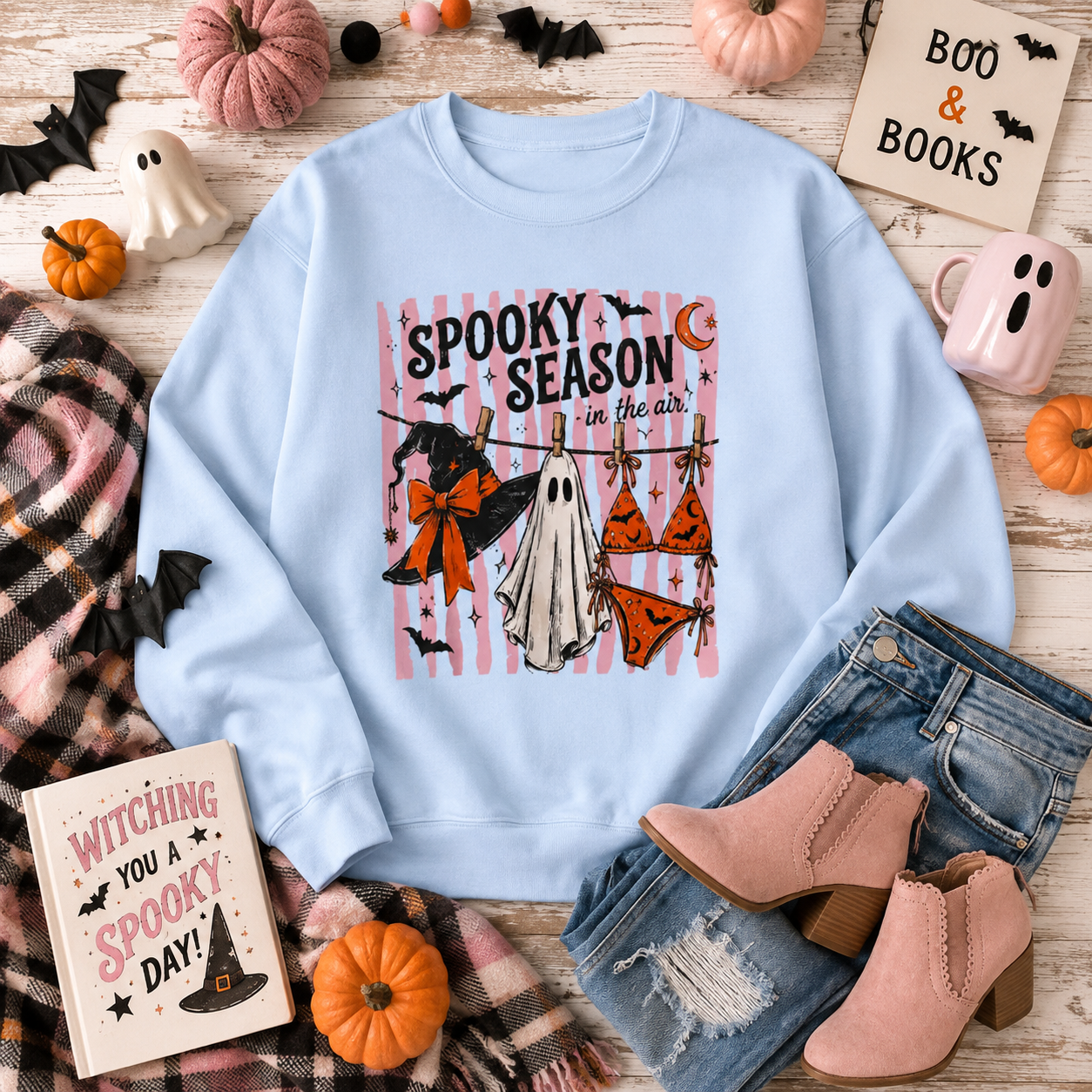 Spooky Season In The Air Sweatshirt - Gildan