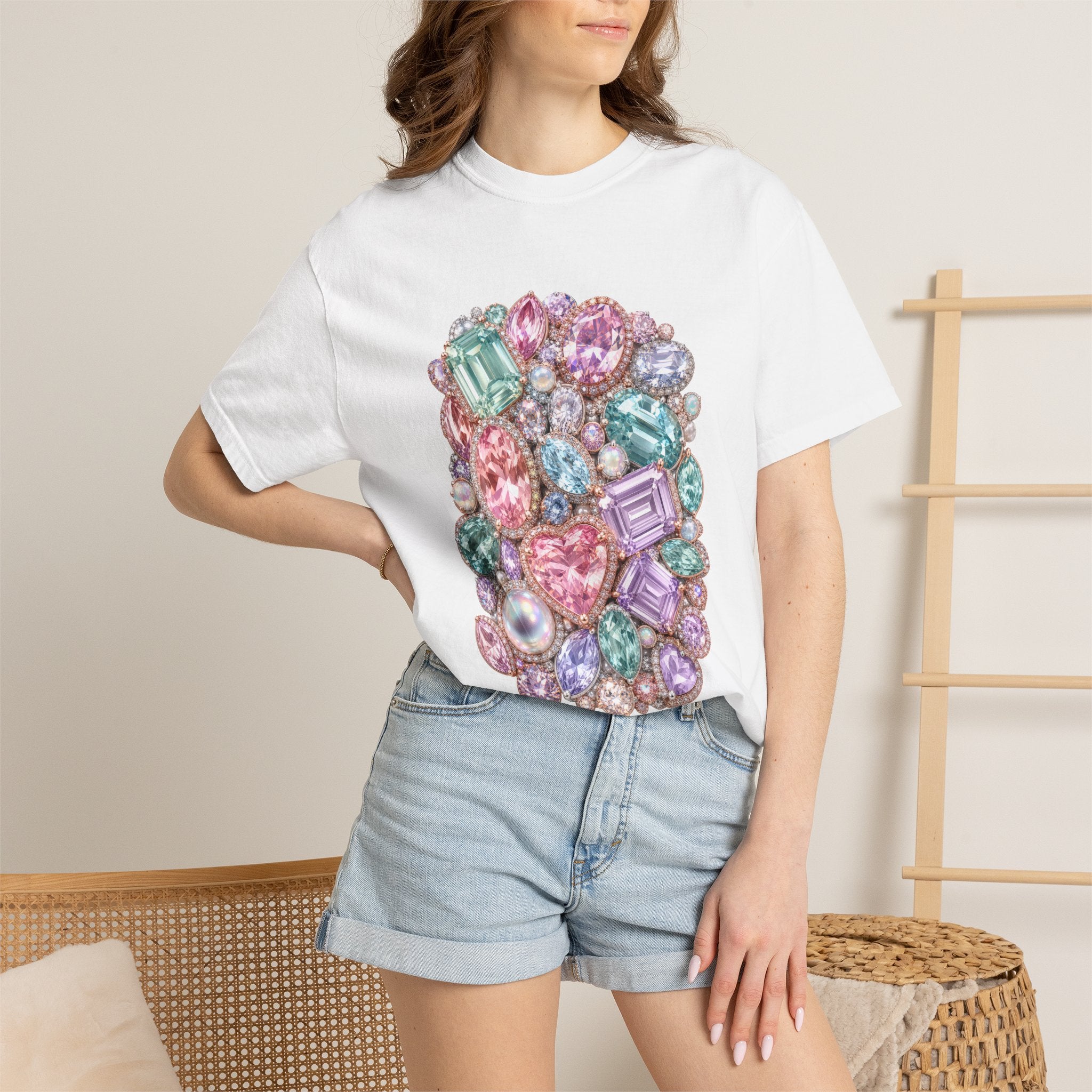 Halo Gemstone Tee - Comfort Colors