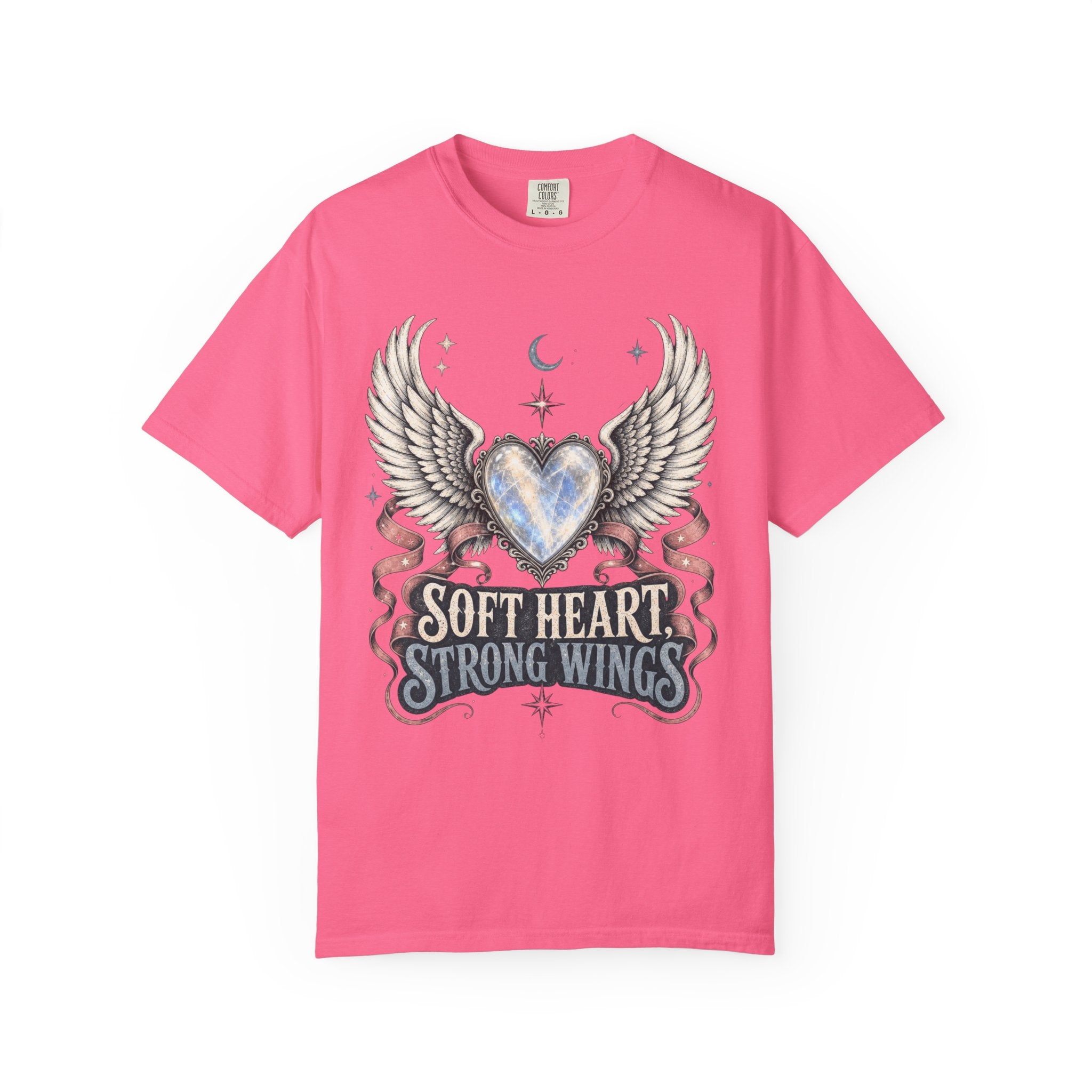 Soft Heart Strong Wings Tee - Comfort Colors