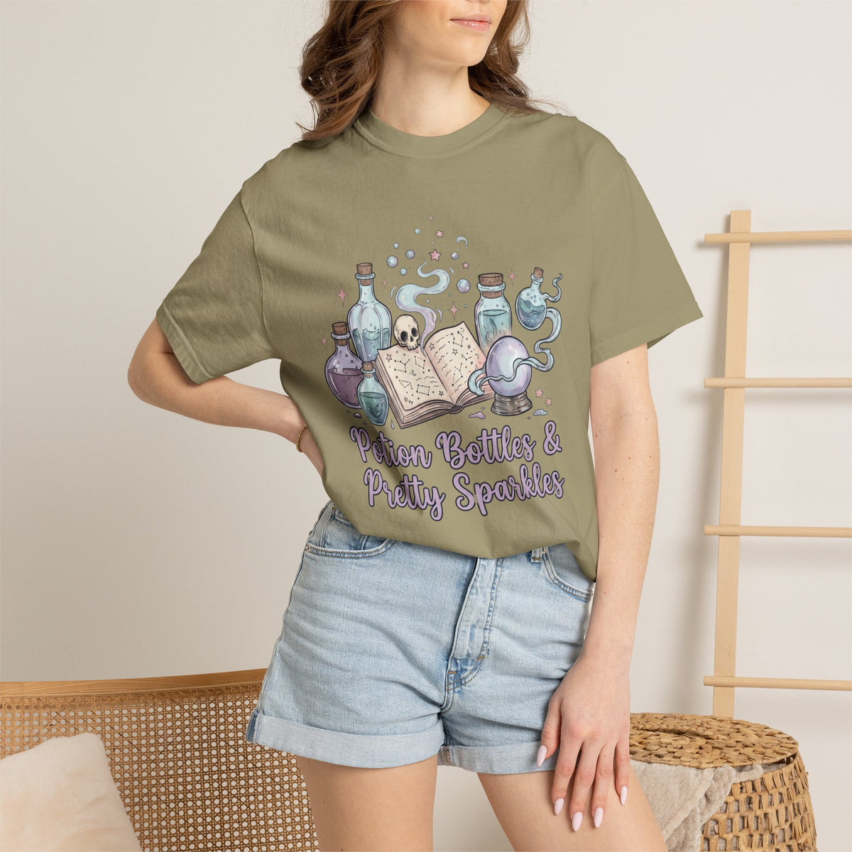 Potion Bottles and Pretty Sparkles Tee - Comfort Colors