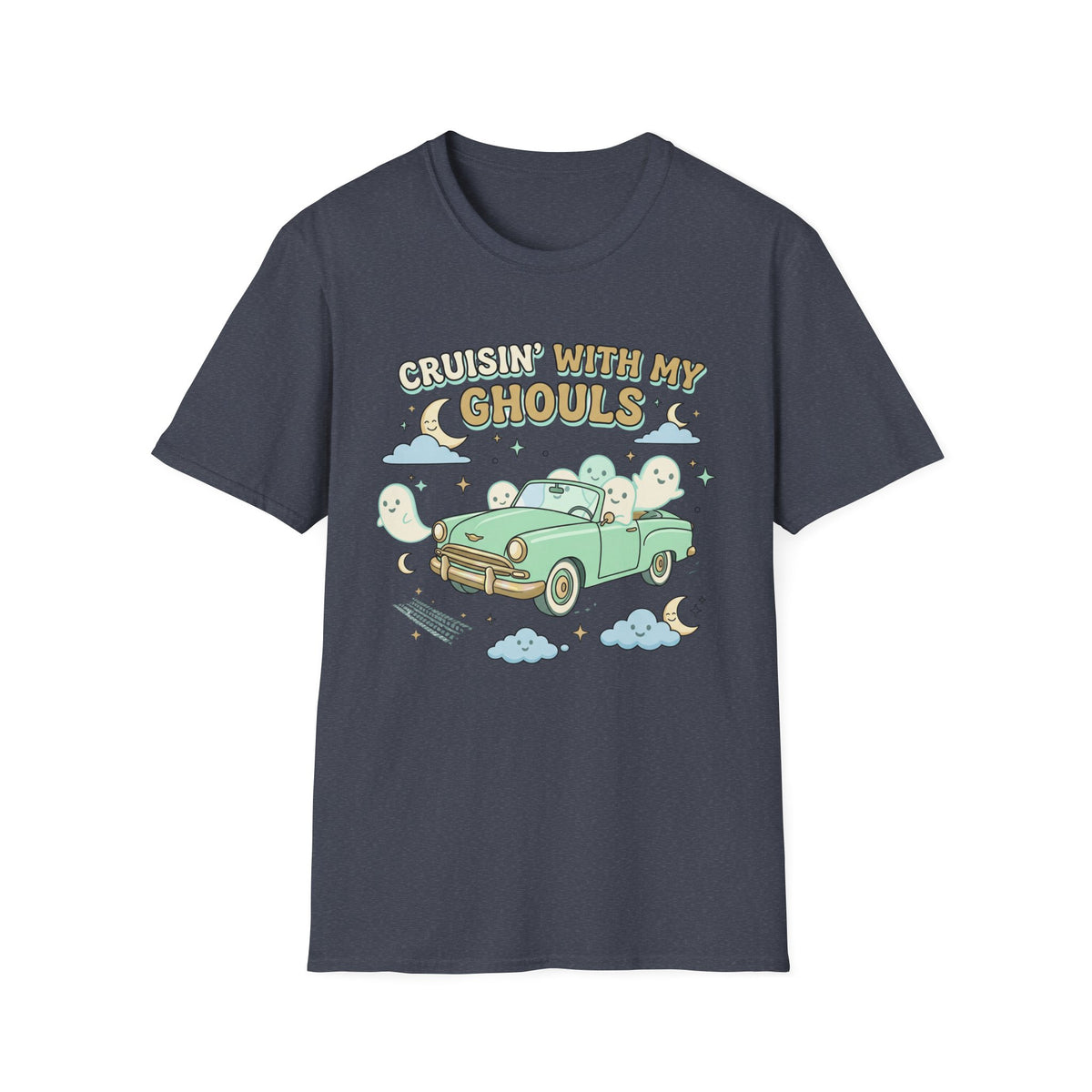 Cruisin' With My Ghouls Tee - Gildan