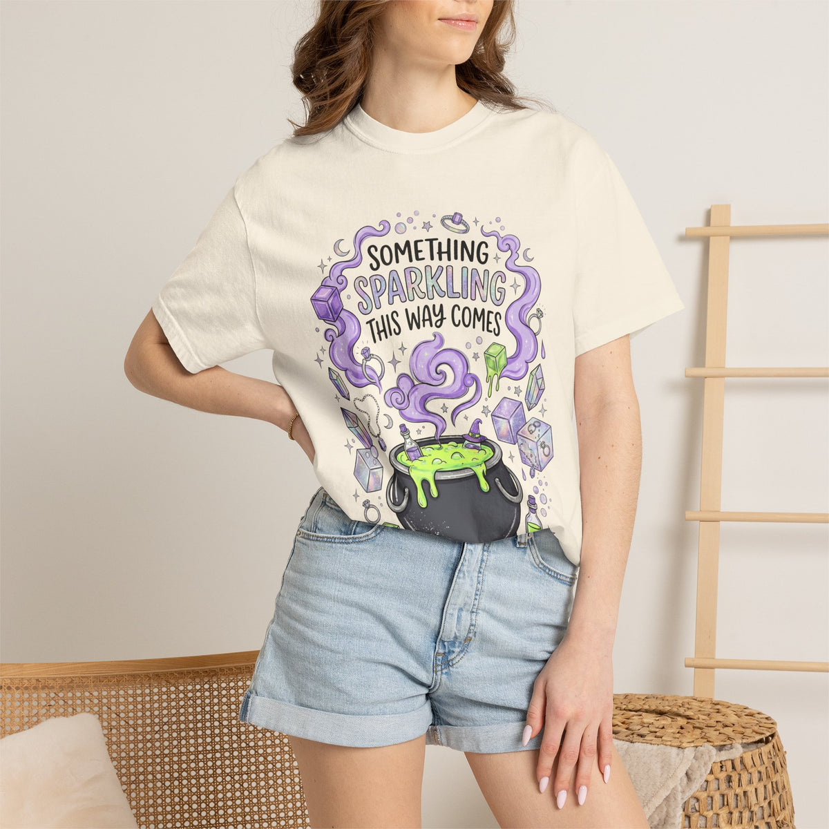 The Spooky Cauldron Tee - Comfort Colors