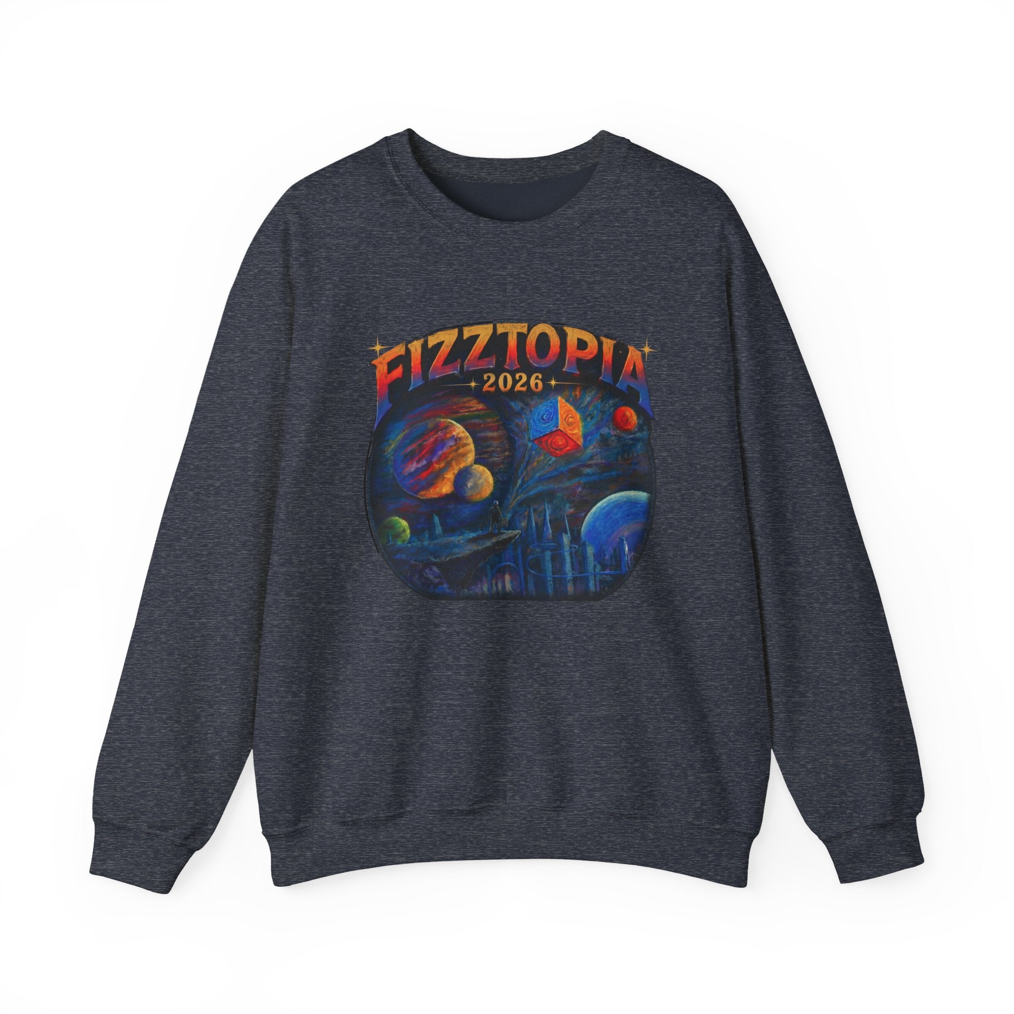 Daddy Ring Bomb's Fizztopia Galaxy Sweatshirt - Gildan