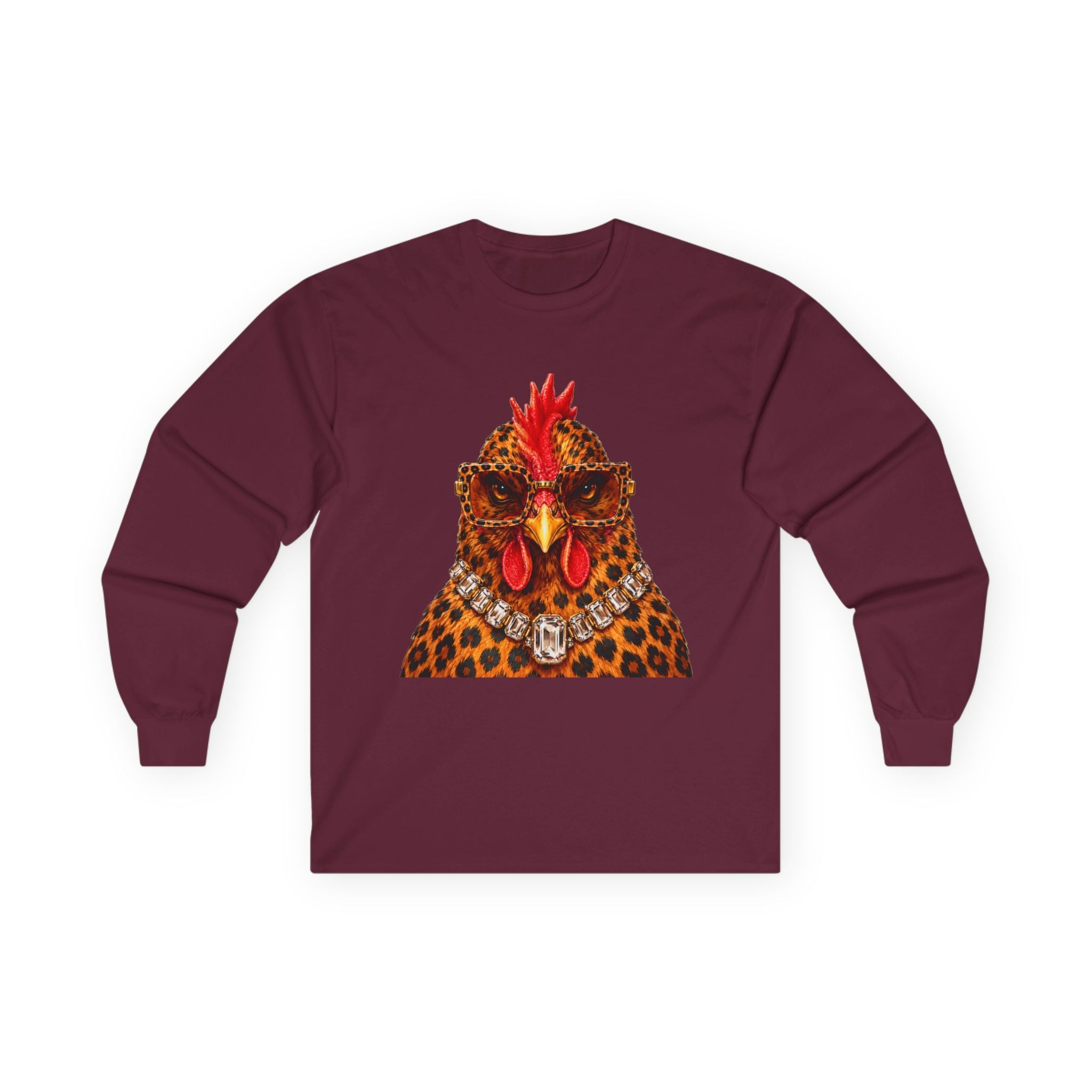 The Sassy Chicken Long Sleeve Tee - Gildan