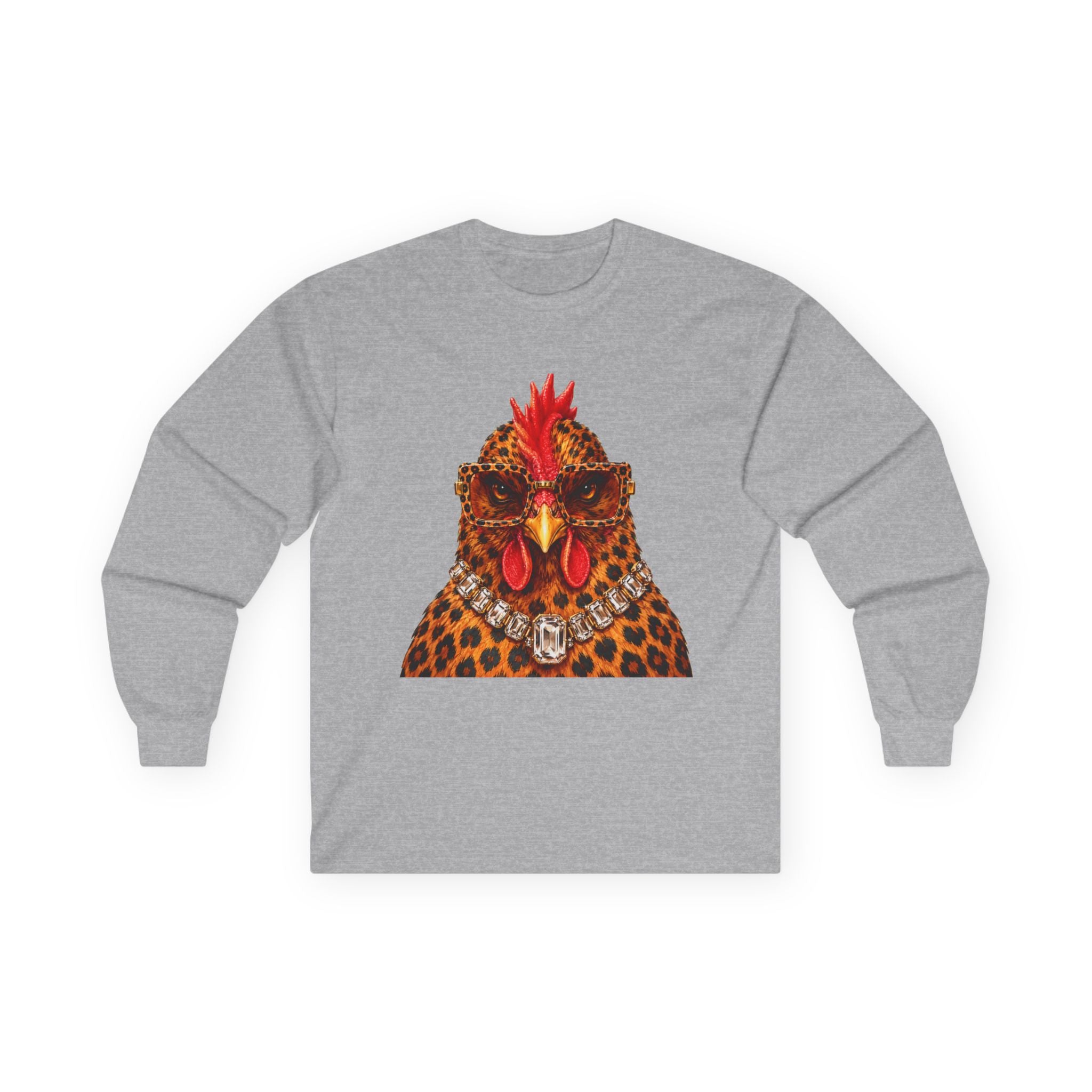 The Sassy Chicken Long Sleeve Tee - Gildan