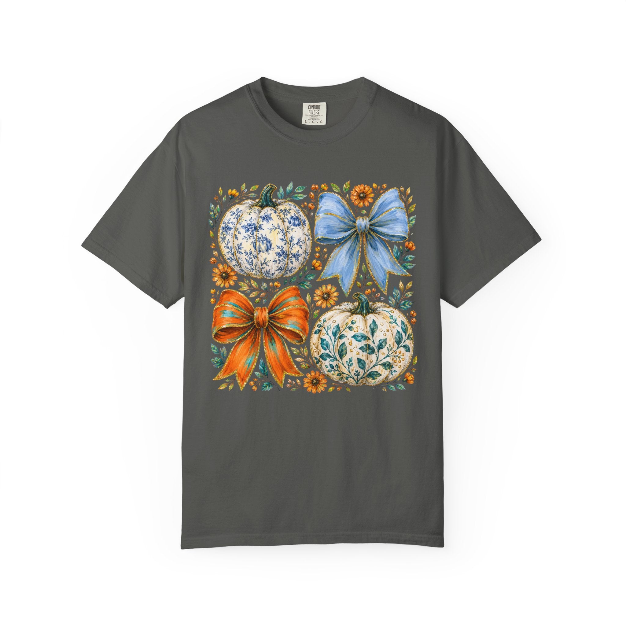 Cozy Autumn Pumpkin Tee - Comfort Colors