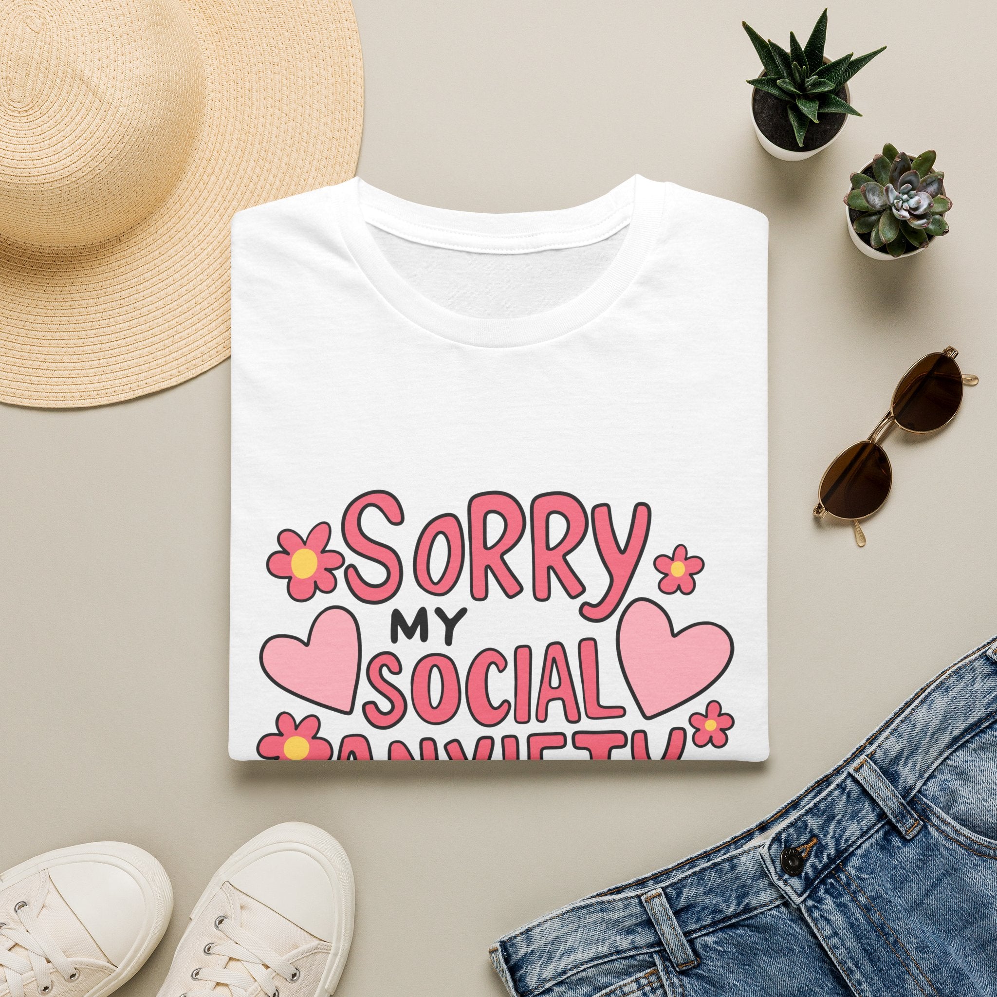 My Social Anxiety Says No Tee- Gildan