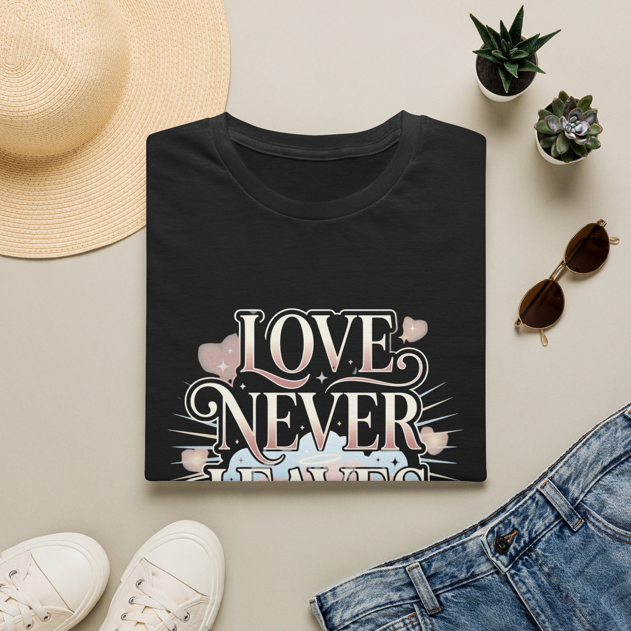 Love Never Leaves Tee - Gildan