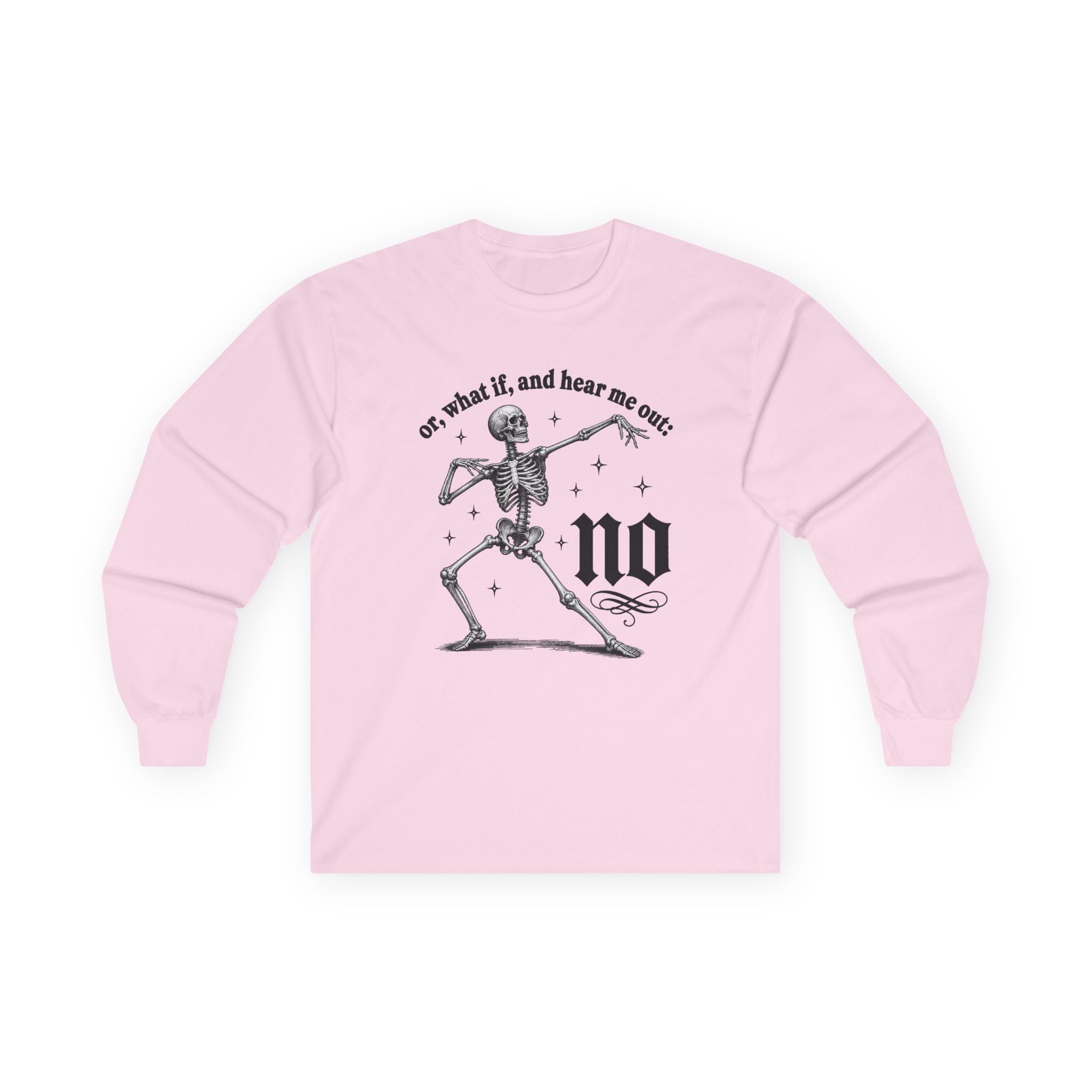 Or What If No Long Sleeve Tee -Gildan