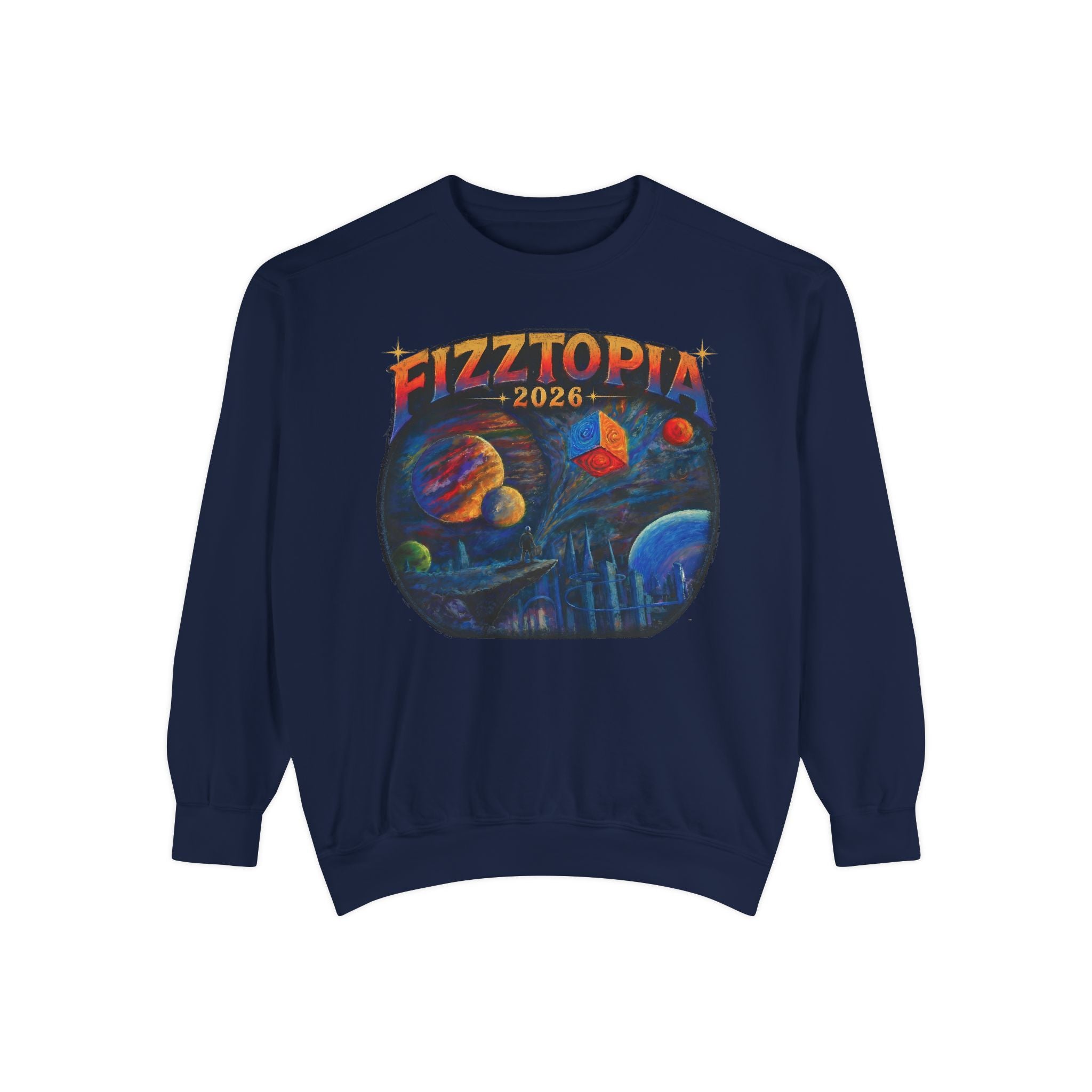 Daddy Ring Bomb's Fizztopia Galaxy Sweatshirt - Comfort Colors