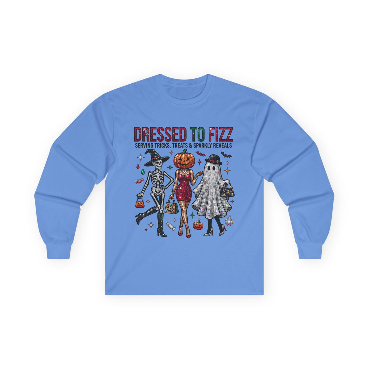 Dressed To Fizz Long Sleeve Tee - Gildan