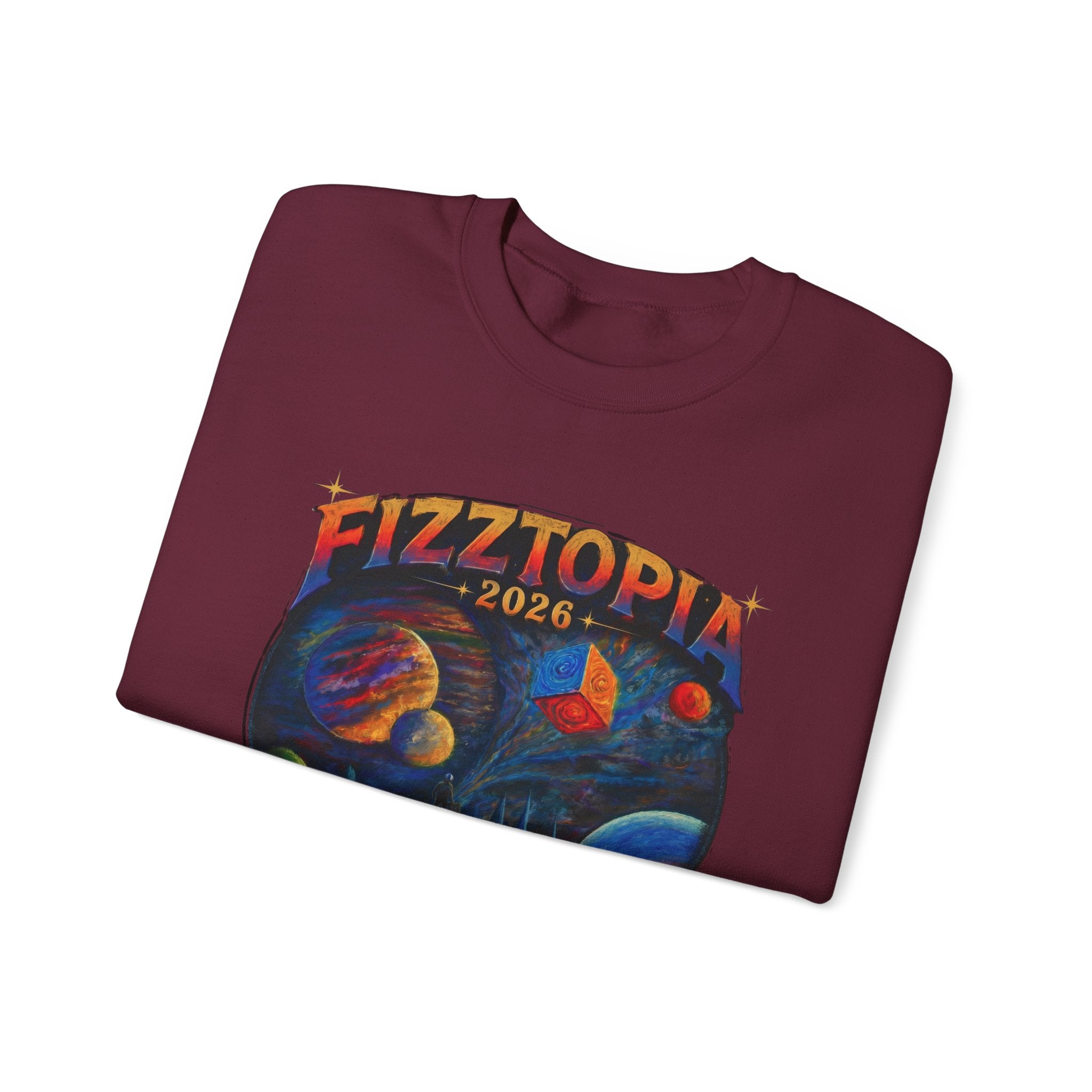 Daddy Ring Bomb's Fizztopia Galaxy Sweatshirt - Gildan
