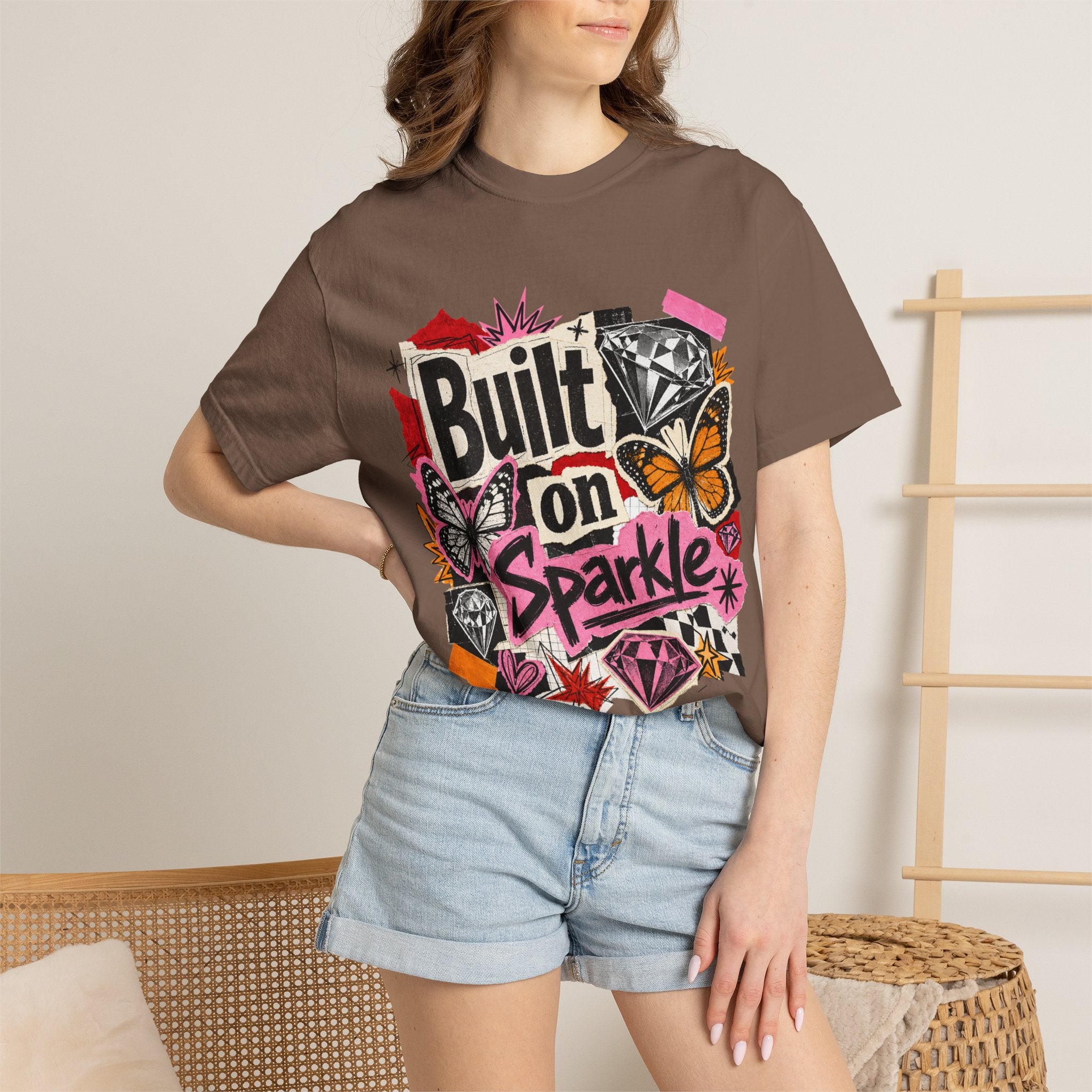 Built on Sparkle Tee - Comfort Colors