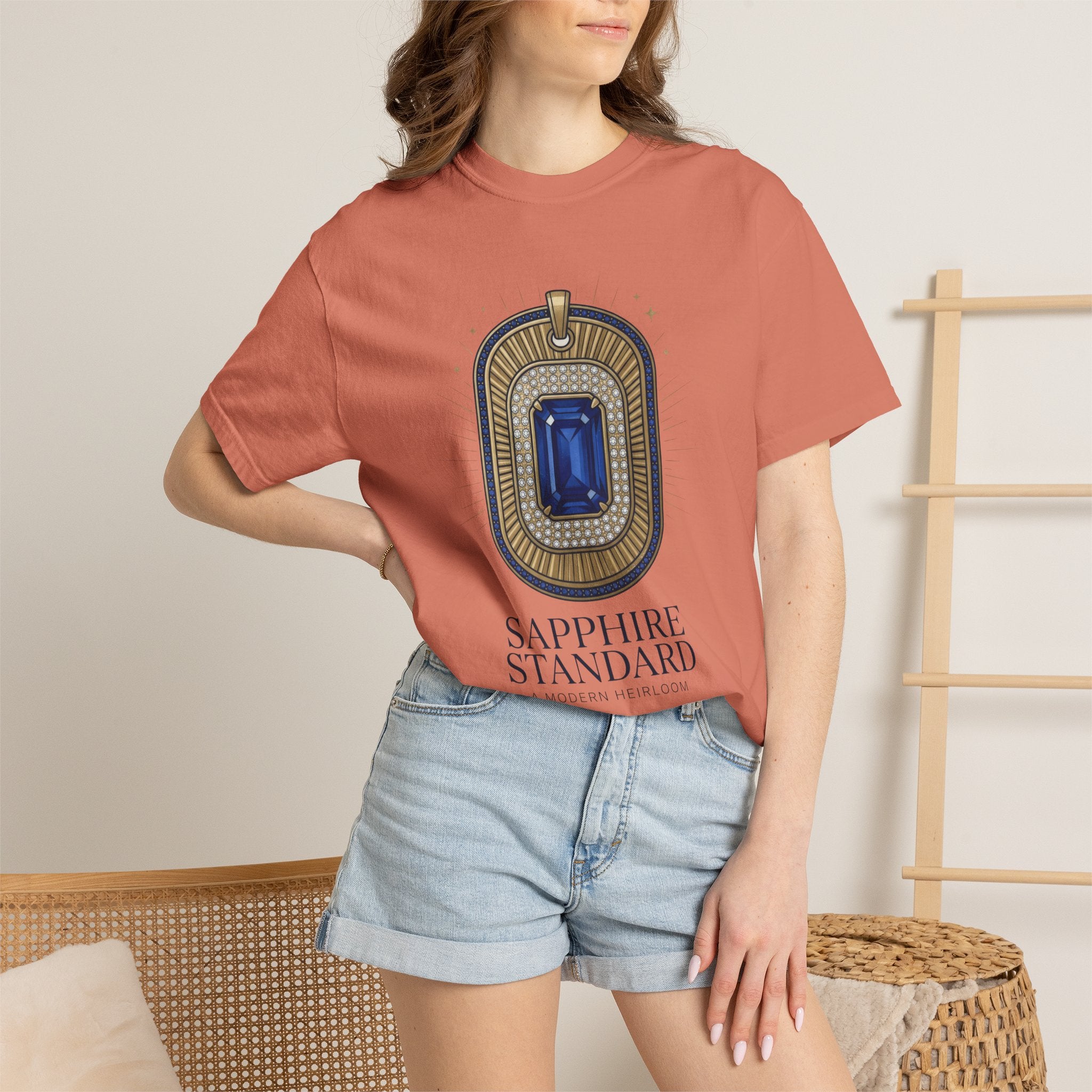 The Sapphire Standard Tee - Comfort Colors