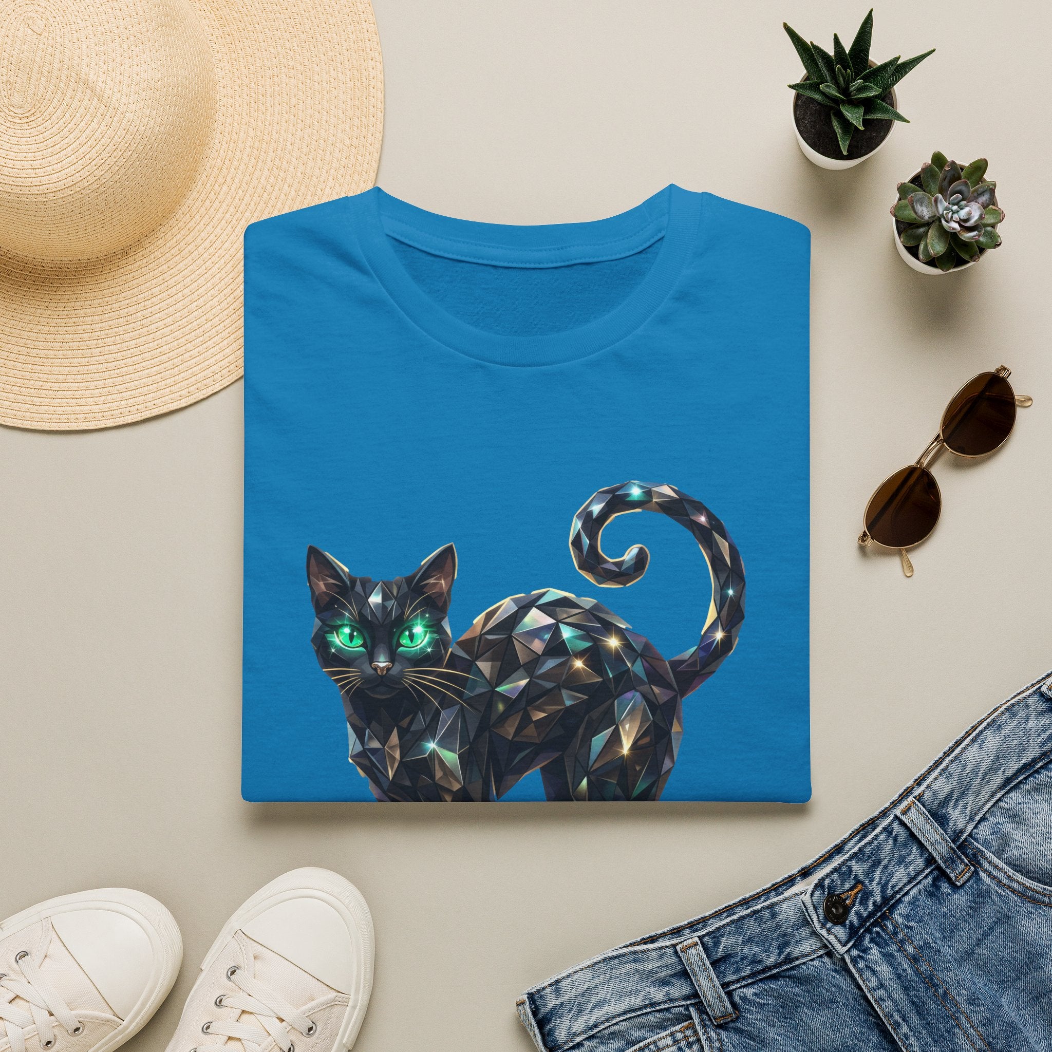 The Jeweled Cat Tee - Gildan
